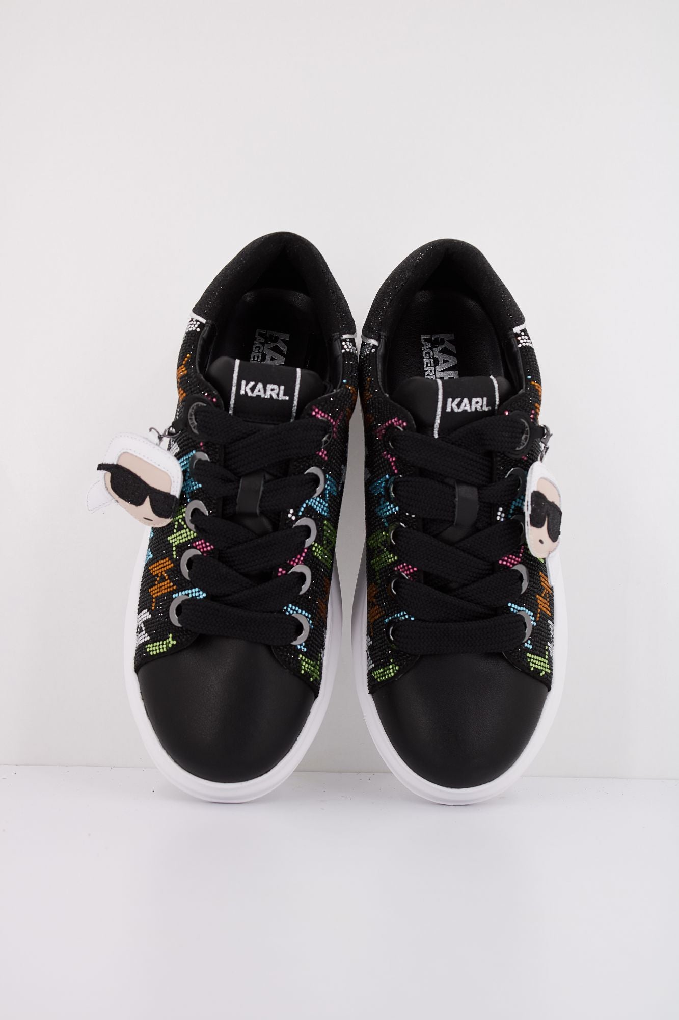 KARL LAGERFELD KAPRI NFT PENDANT RHINESTO en color NEGRO (3)