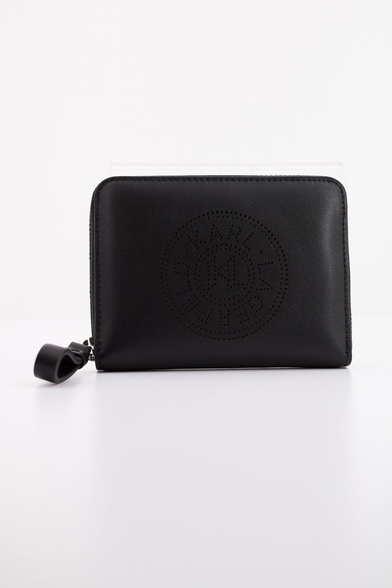 KARL LAGERFELD K/CIRCLE SM ZIP WLLT PERF en color NEGRO (1)