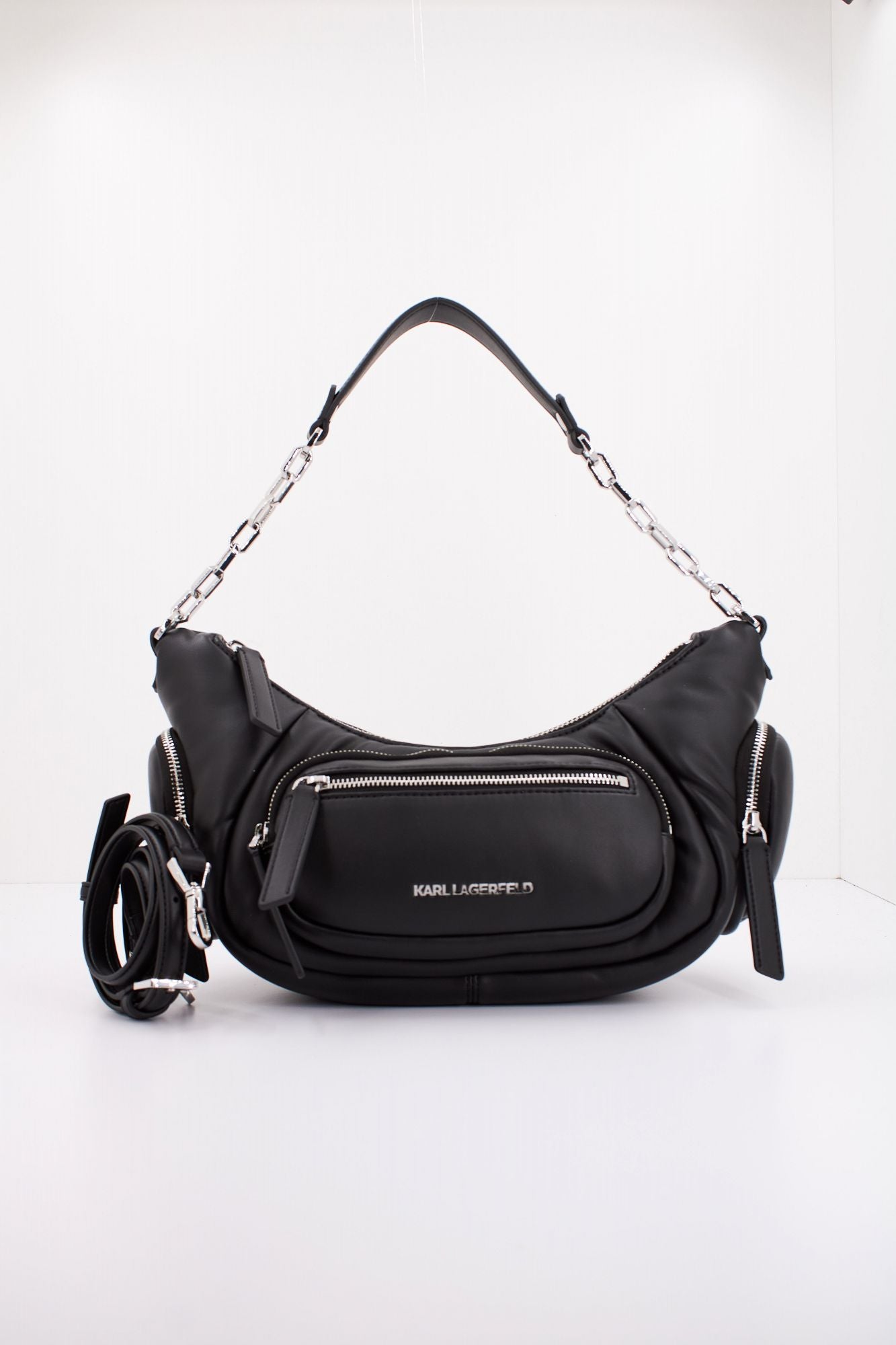 KARL LAGERFELD K/CITY MD SHOULDERBAG en color NEGRO (1)