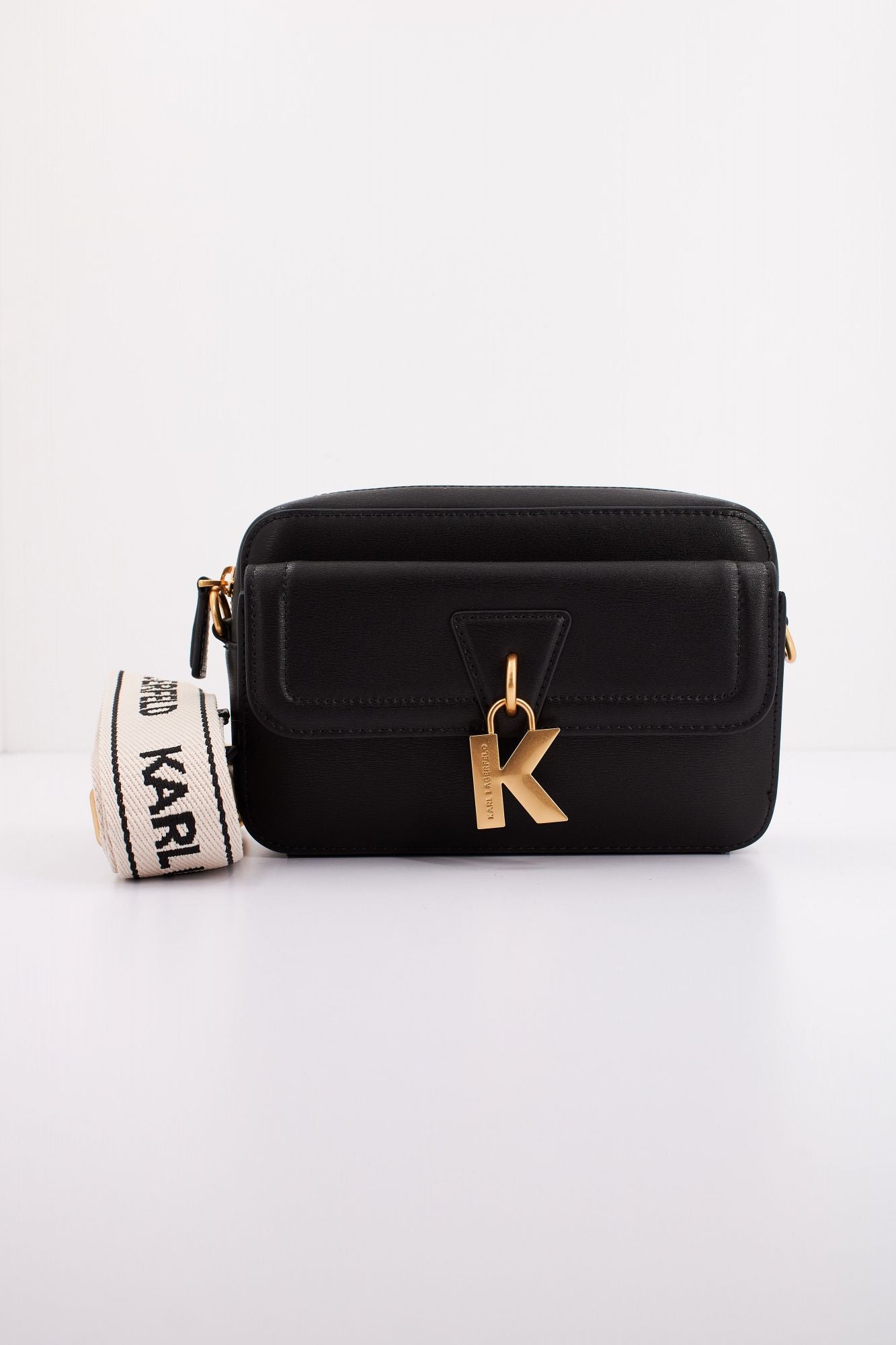 KARL LAGERFELD K/LOCK CAMERABAG en color NEGRO (1)