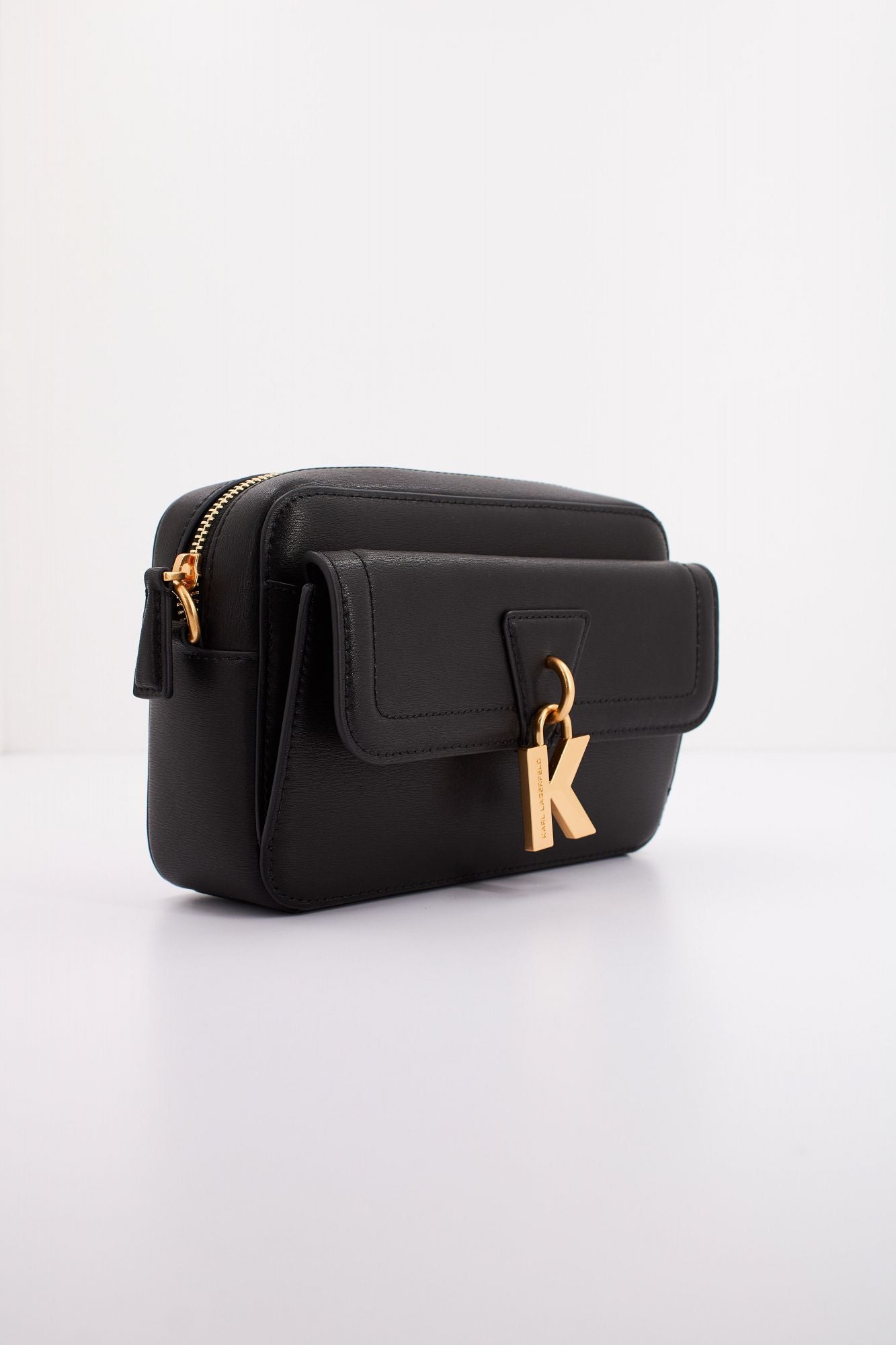 KARL LAGERFELD K/LOCK CAMERABAG en color NEGRO (2)