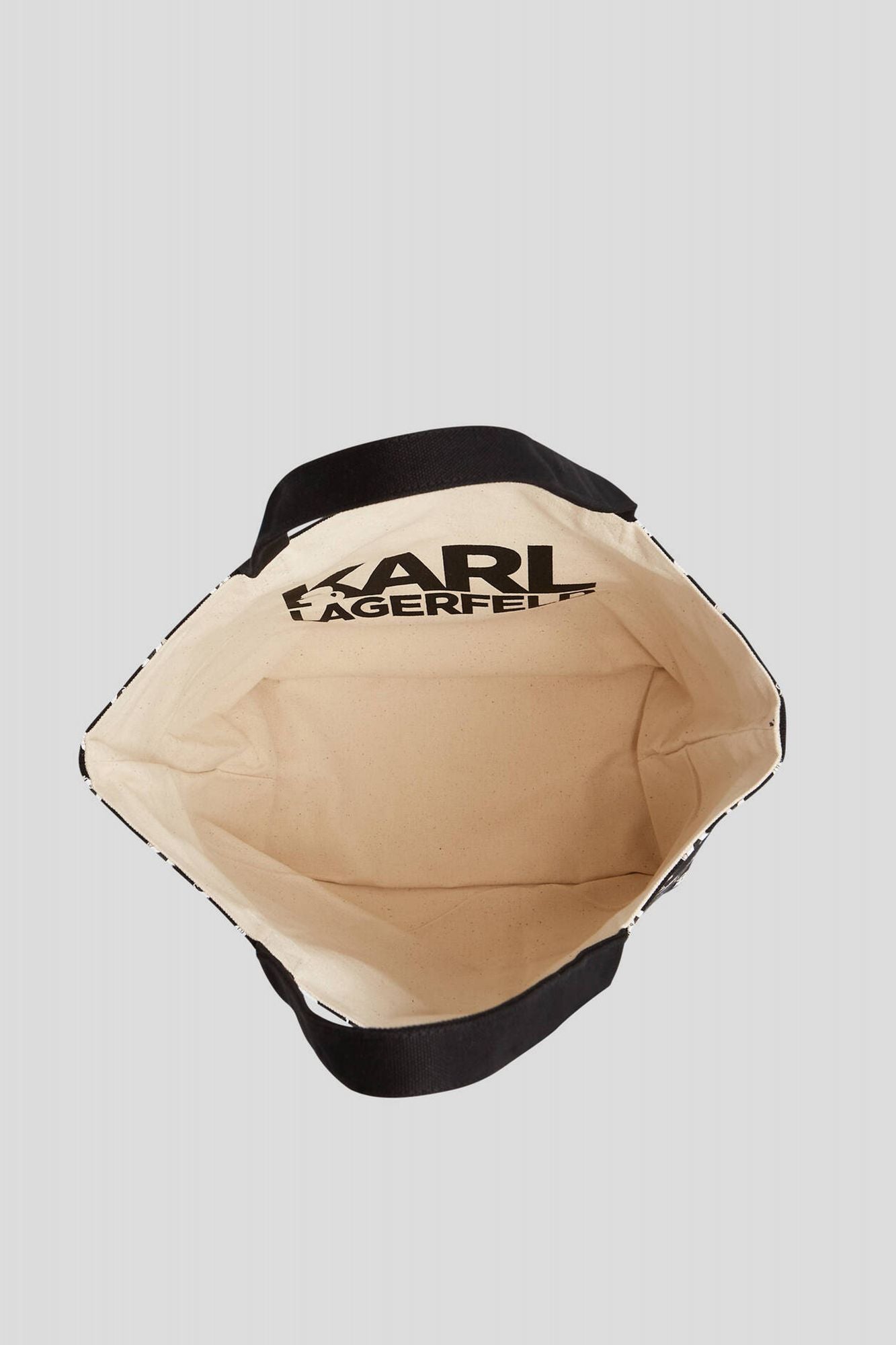 KARL LAGERFELD K/IKONIK 2.0 SHOPPER XL KC en color NEGRO (2)