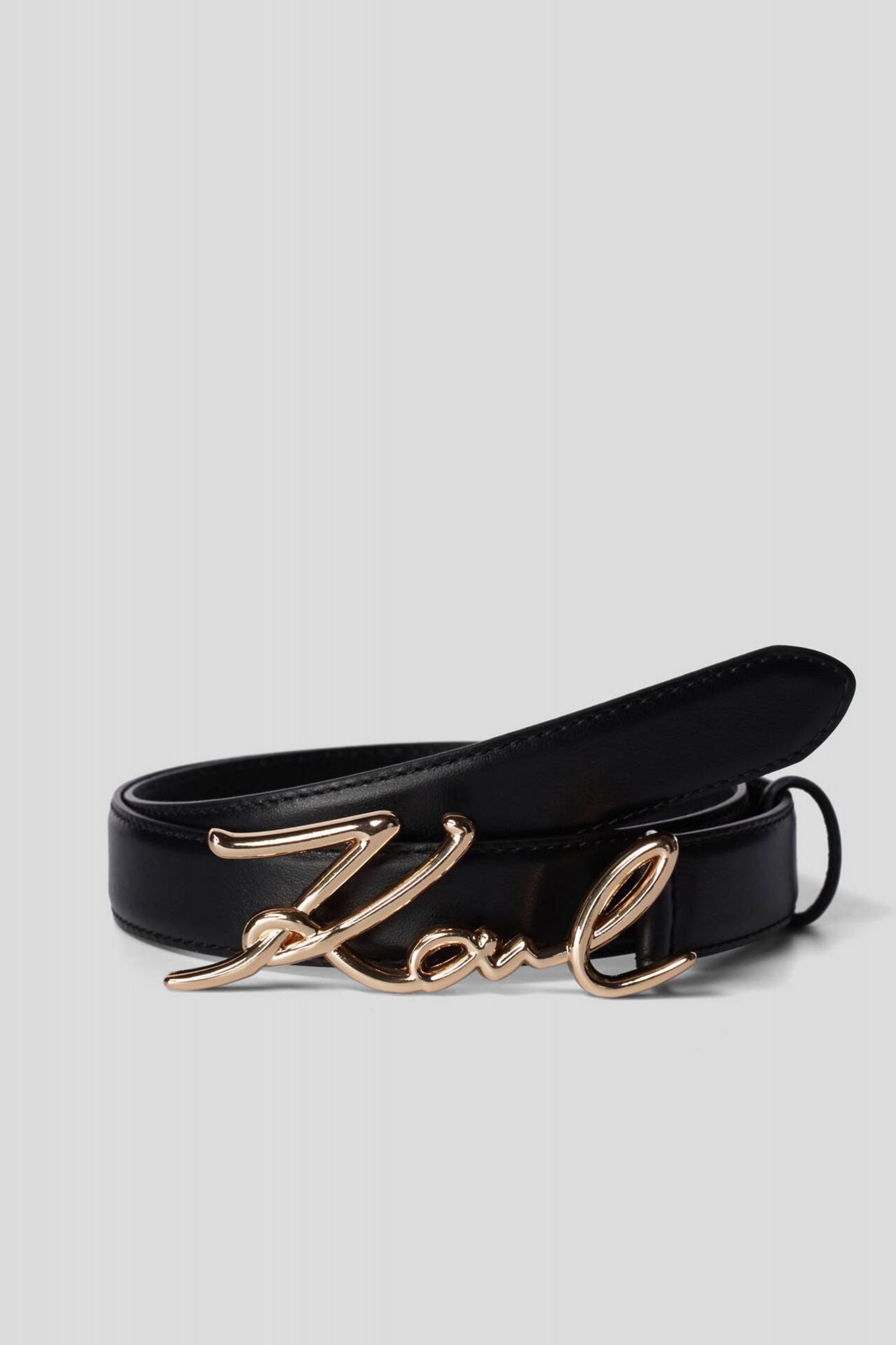 KARL LAGERFELD K/DIGNATURE BELT en color NEGRO (1)