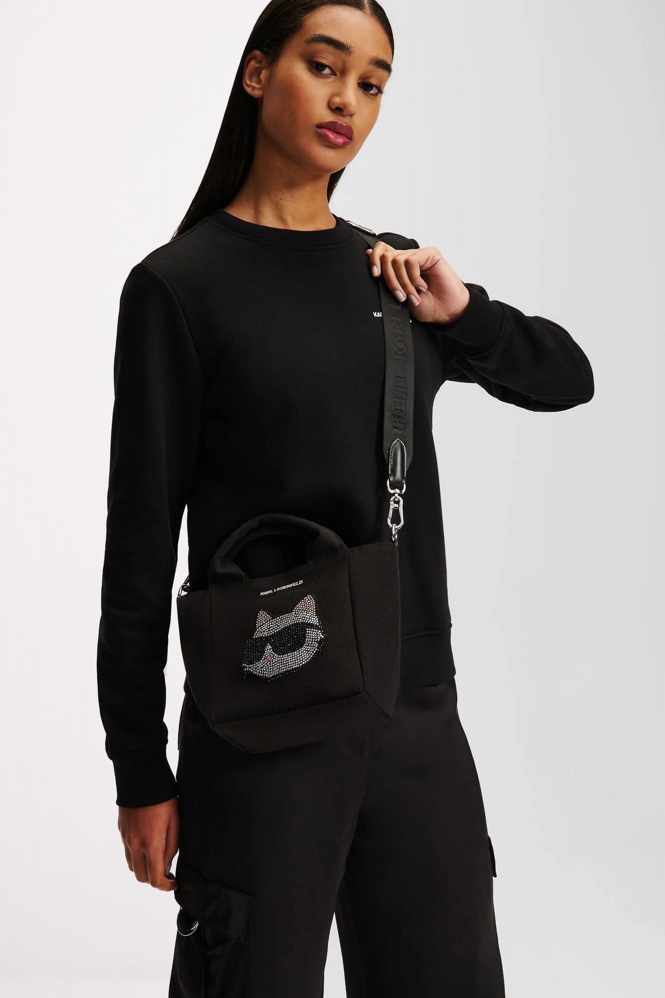 KARL LAGERFELD K/IKONIK 2,0 CHOUPETTE en color NEGRO (4)