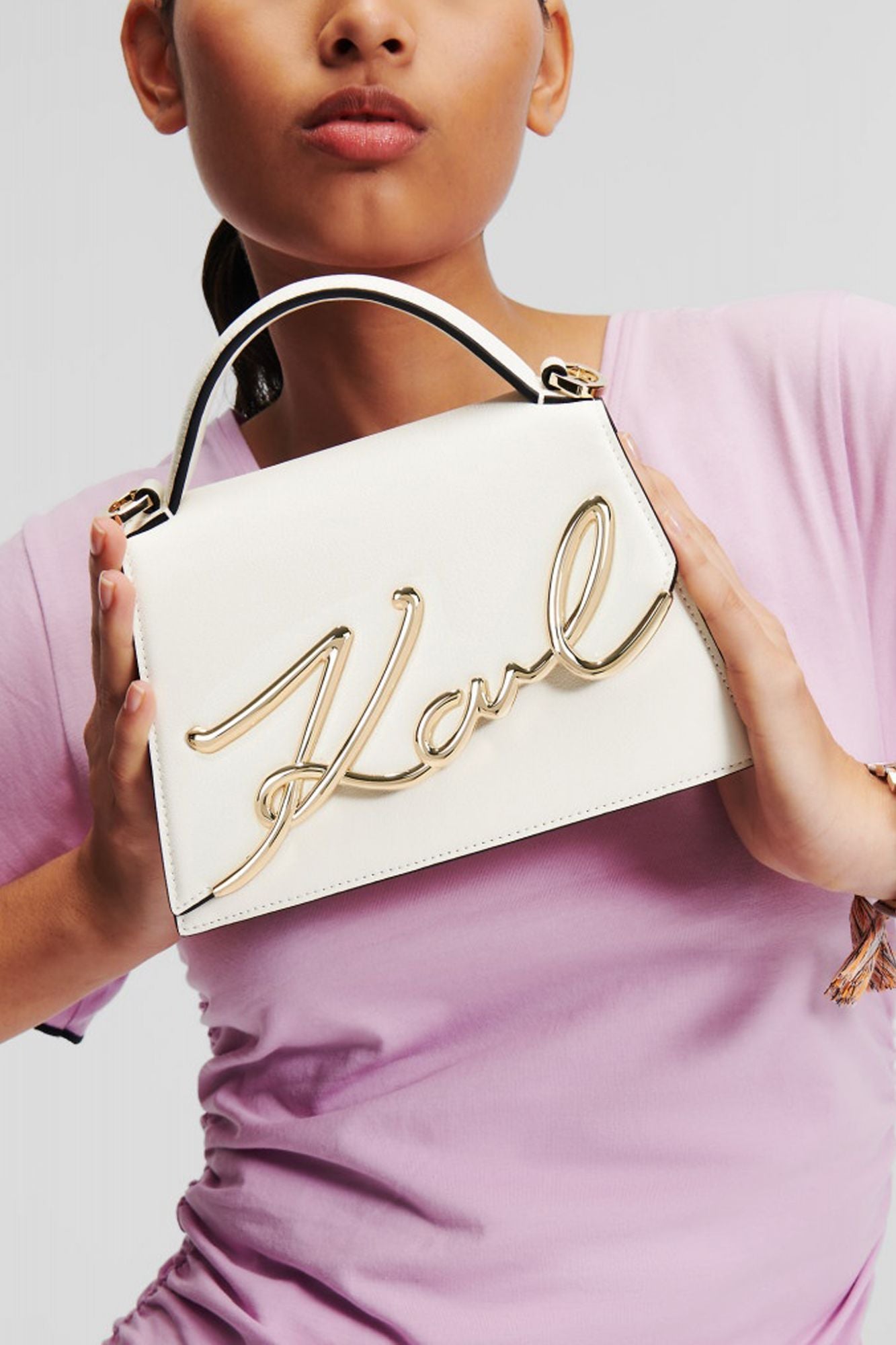 KARL LAGERFELD K SIGNATURE 2.0 SM CROSSBO en color BLANCO (4)