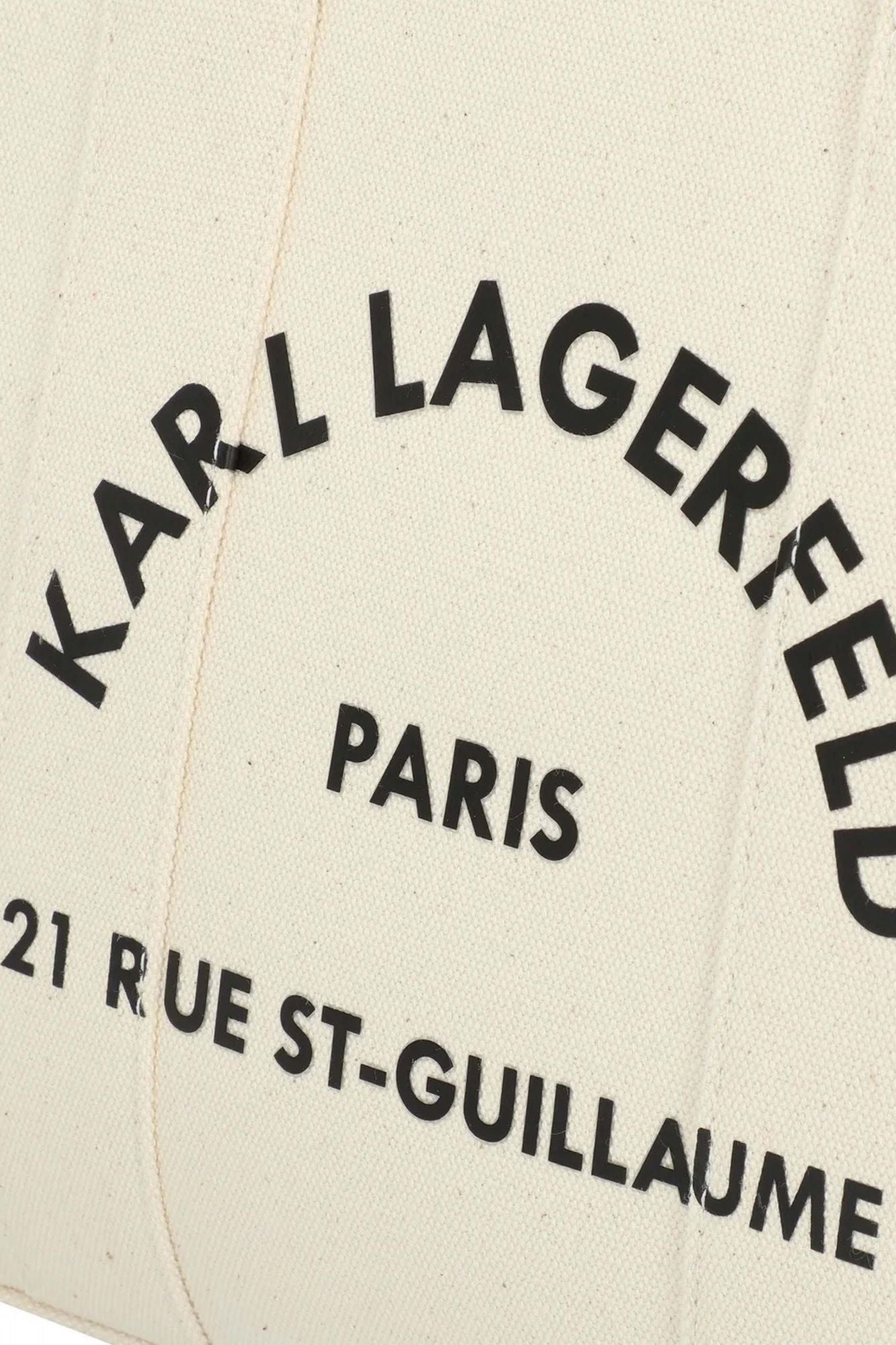 KARL LAGERFELD K RSG SQUARE MEDIUM TOTE en color BEIS (3)