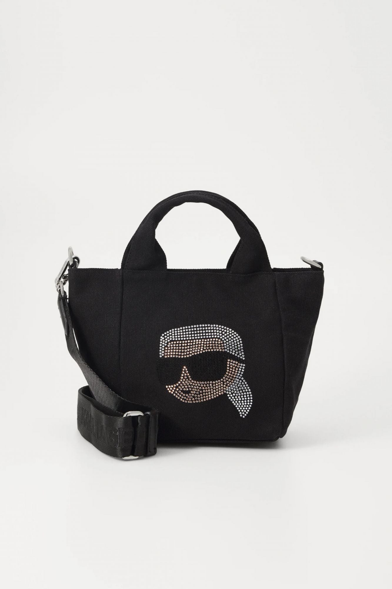 KARL LAGERFELD IKON MINI RH SHOPPER en color NEGRO (1)