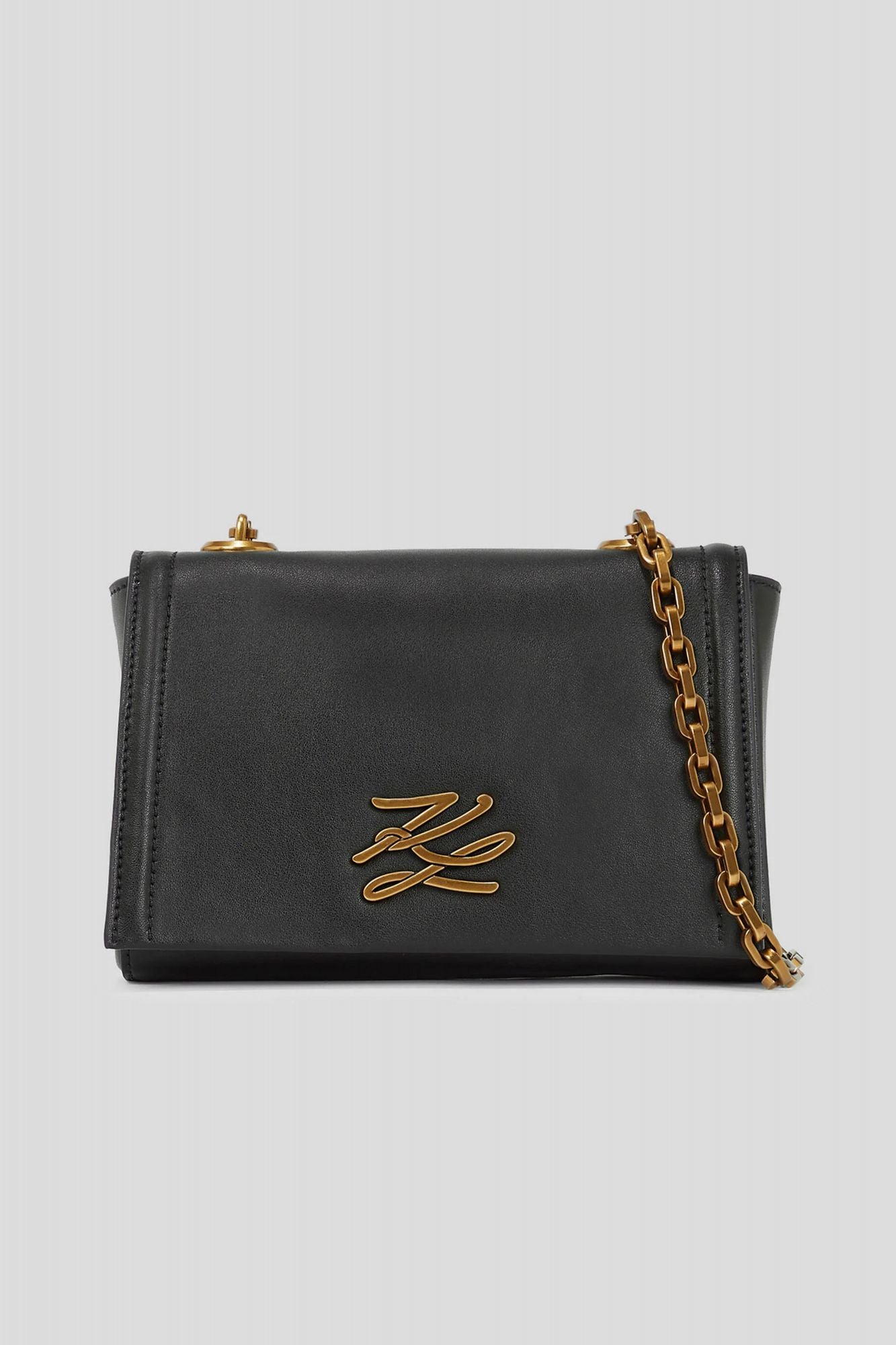 KARL LAGERFELD AUTOGRAPH SM CROSSBODY en color NEGRO (1)