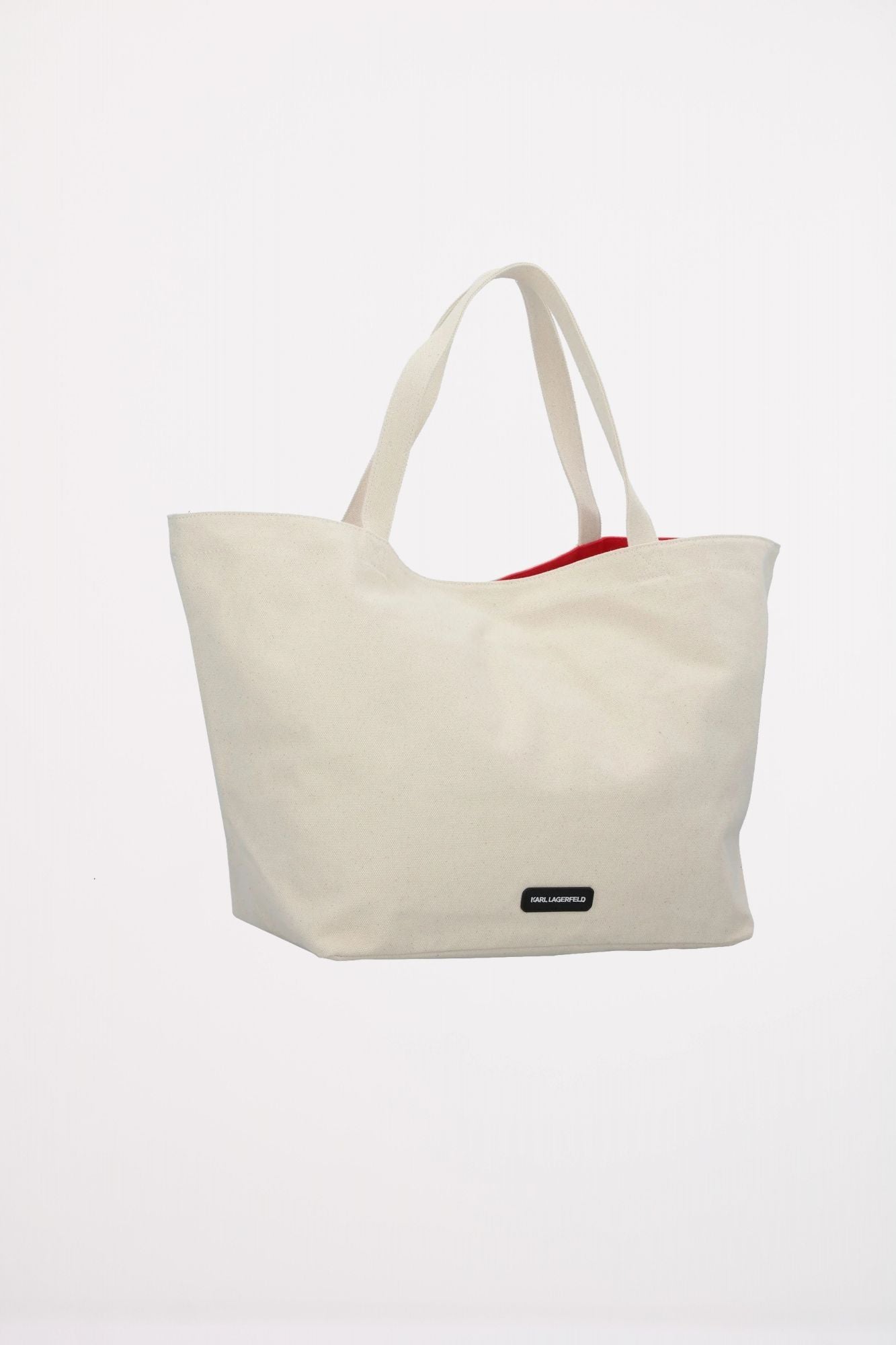 KARL LAGERFELD RSG CANVAS SHOPPER en color MARRON CLARO (2)