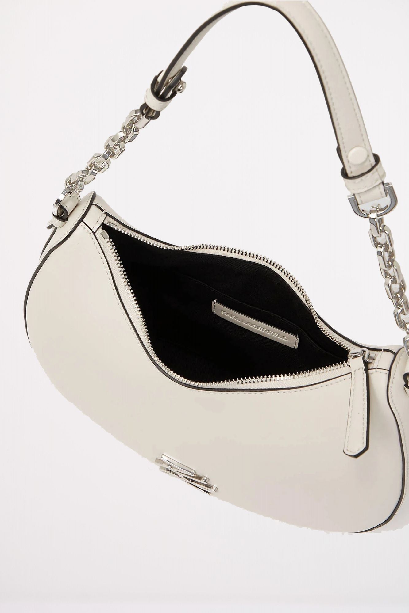 KARL LAGERFELD AUTOGRAPH MOON SHOULDER BA en color BEIS (3)