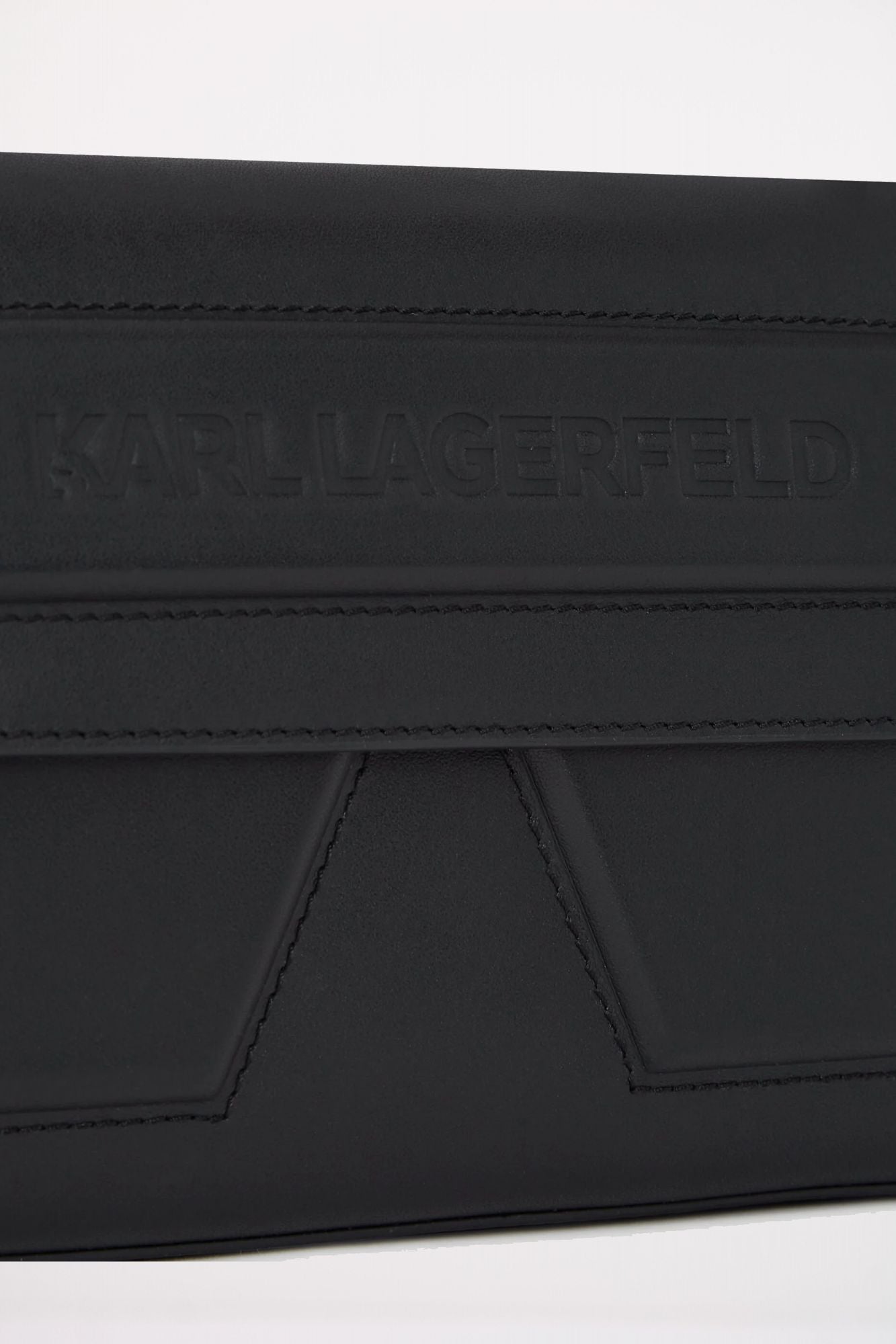 KARL LAGERFELD IKON K SOFT WEBBING CROSSB en color NEGRO (3)
