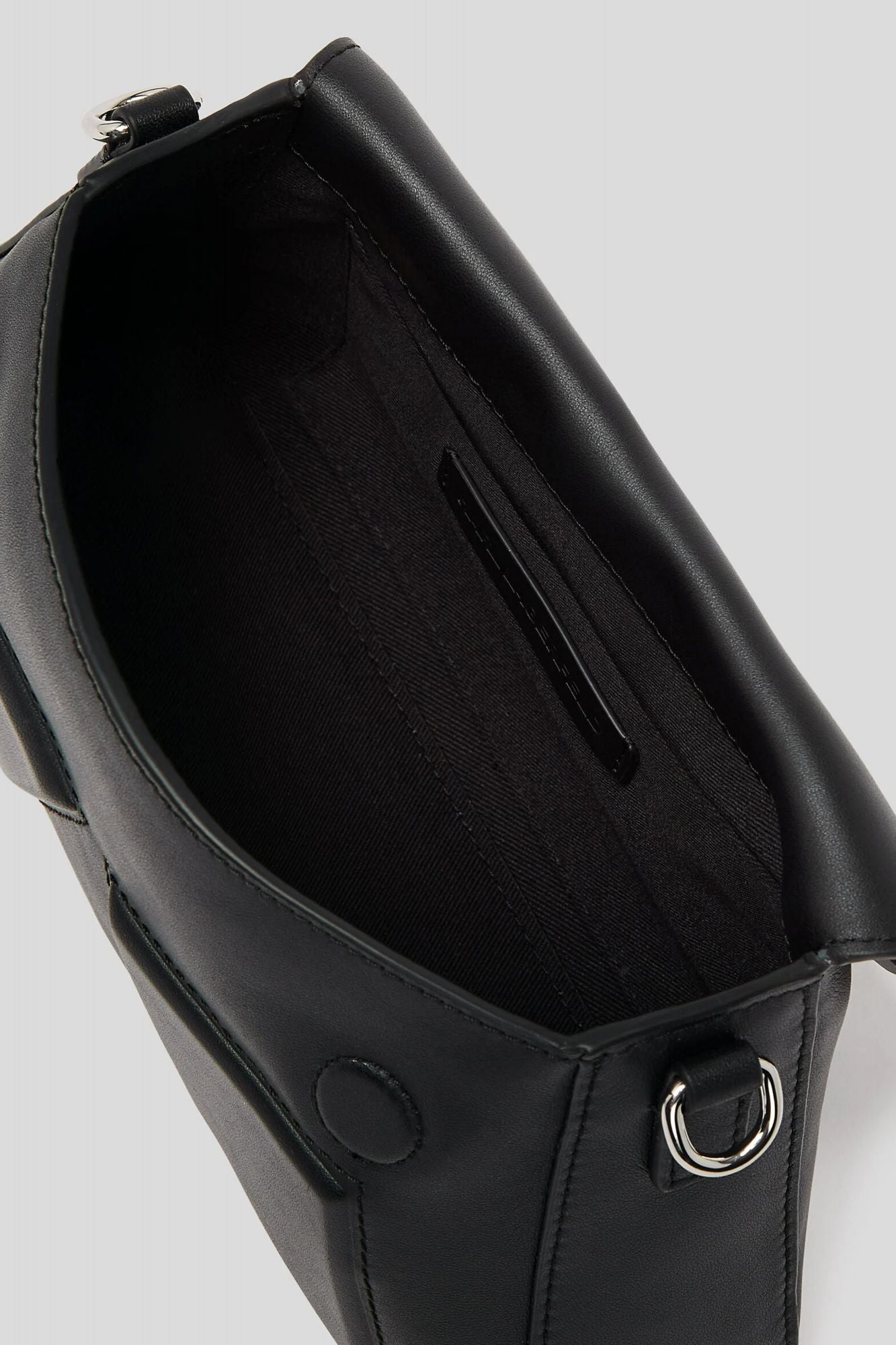 KARL LAGERFELD IKON K SOFT WEBBING CROSSB en color NEGRO (4)