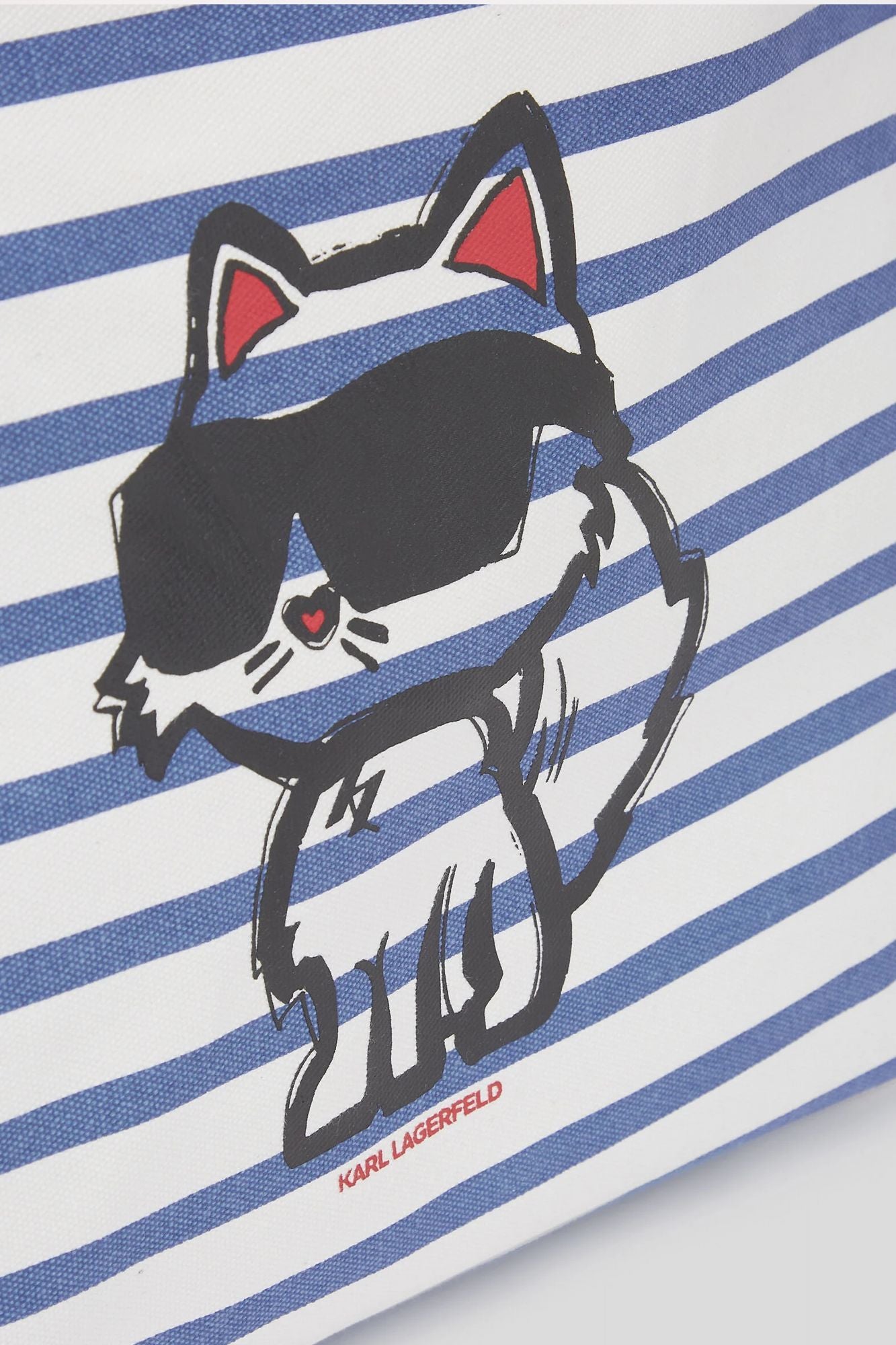 KARL LAGERFELD IKON PRINT STRIPE SHOP en color AZUL (3)