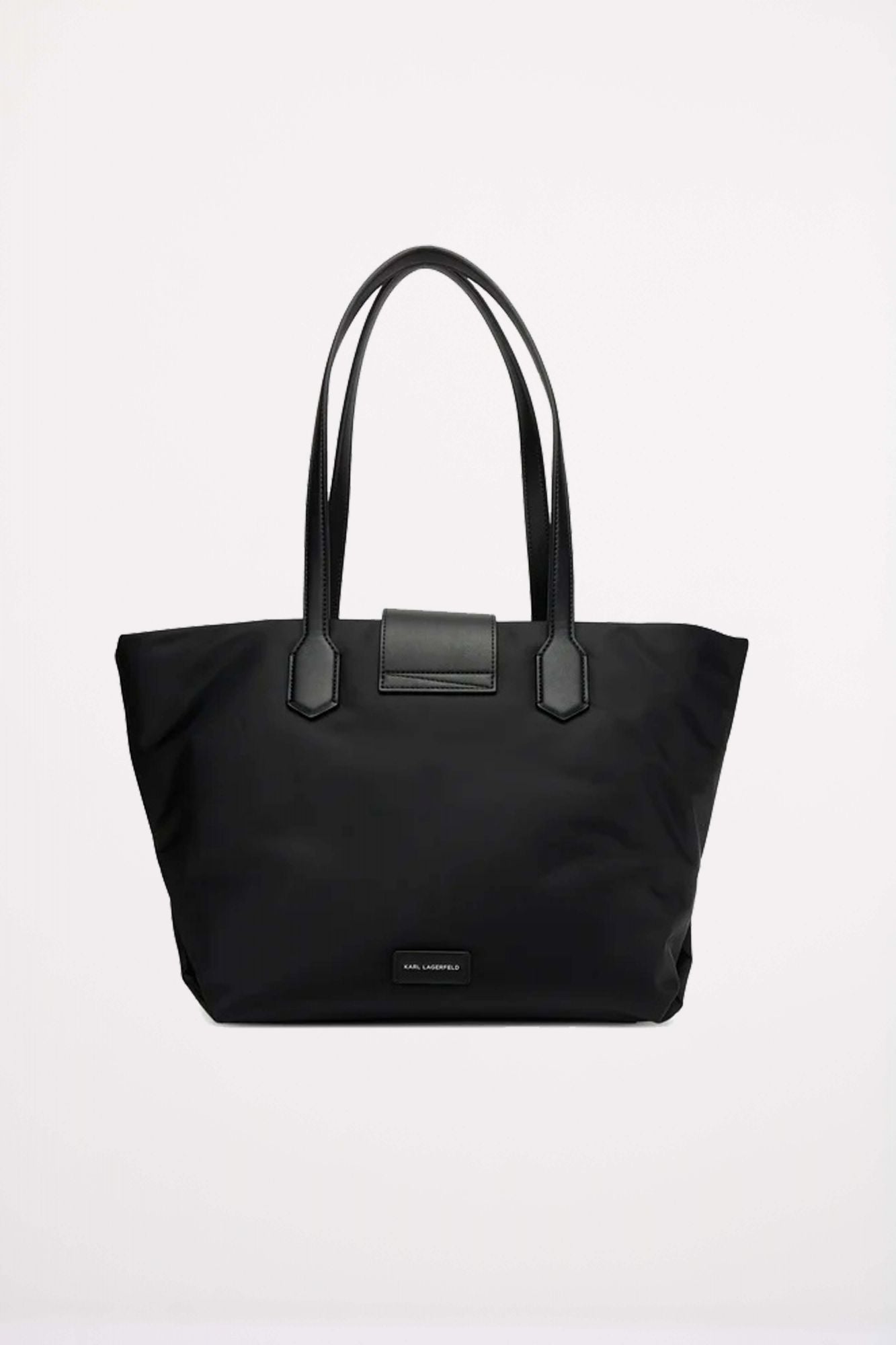 KARL LAGERFELD K SIGNATURE NYLON MD TOTE en color NEGRO (3)