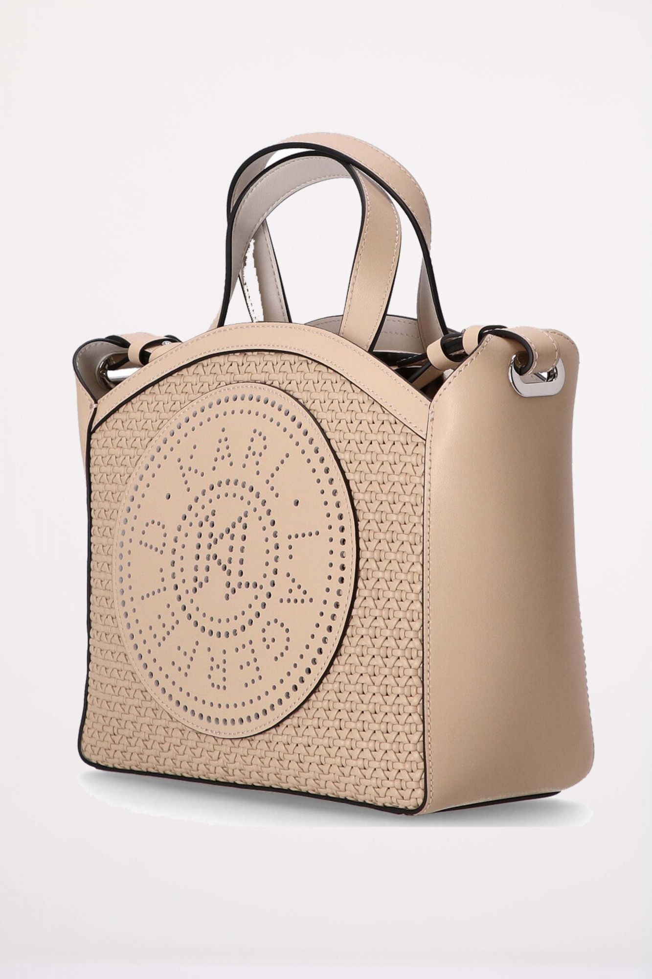 KARL LAGERFELD K CIRCLE SM TOTE WOVEN en color MARRON (2)