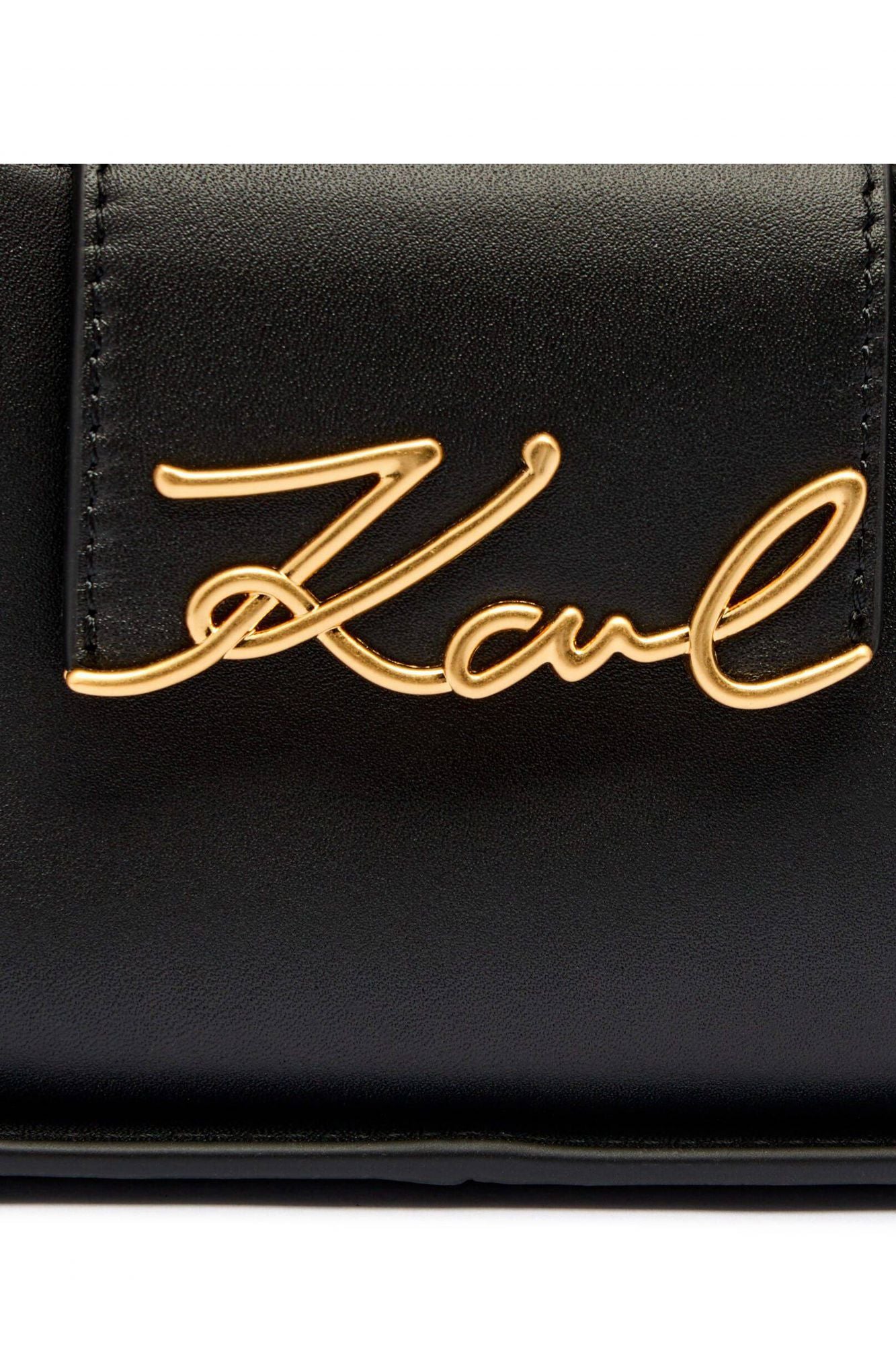 KARL LAGERFELD K SIGNATURE SM ZIP SB en color NEGRO (4)