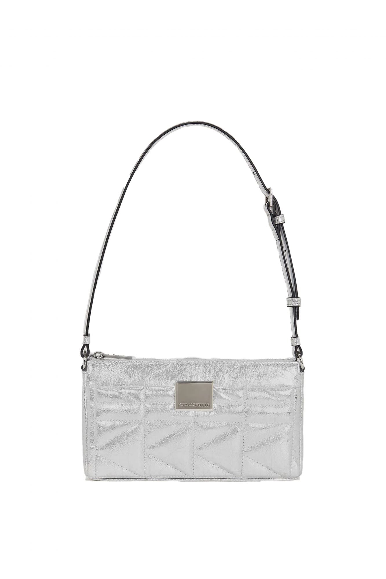 KARL LAGERFELD A3W30311 K KUILT SP WRINKLE SB BAG en color PLATA (1)