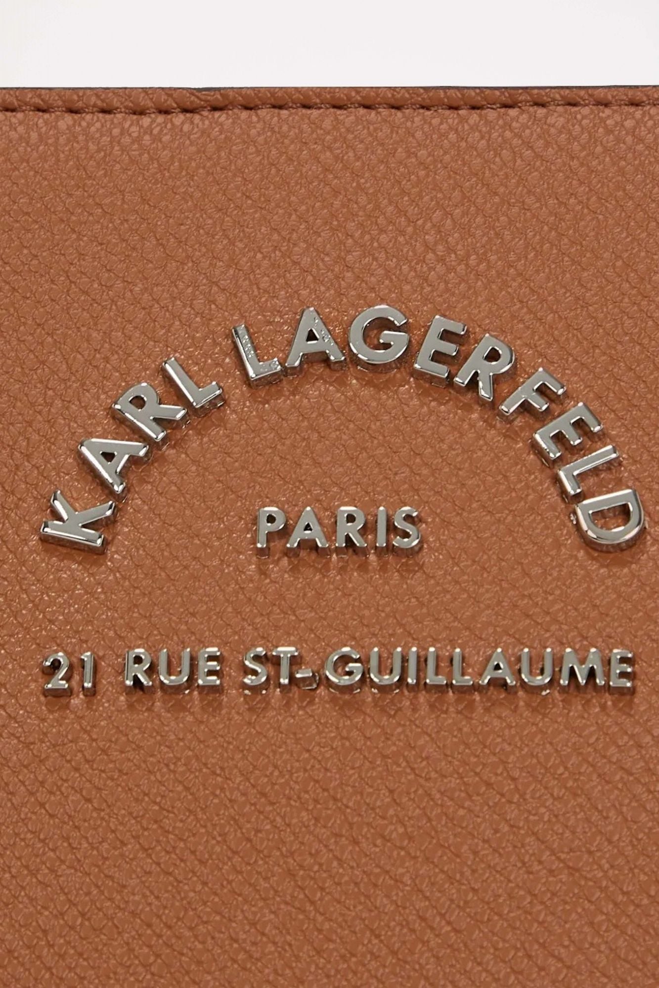 KARL LAGERFELD K RSG METAL SATCHEL en color MARRON (4)