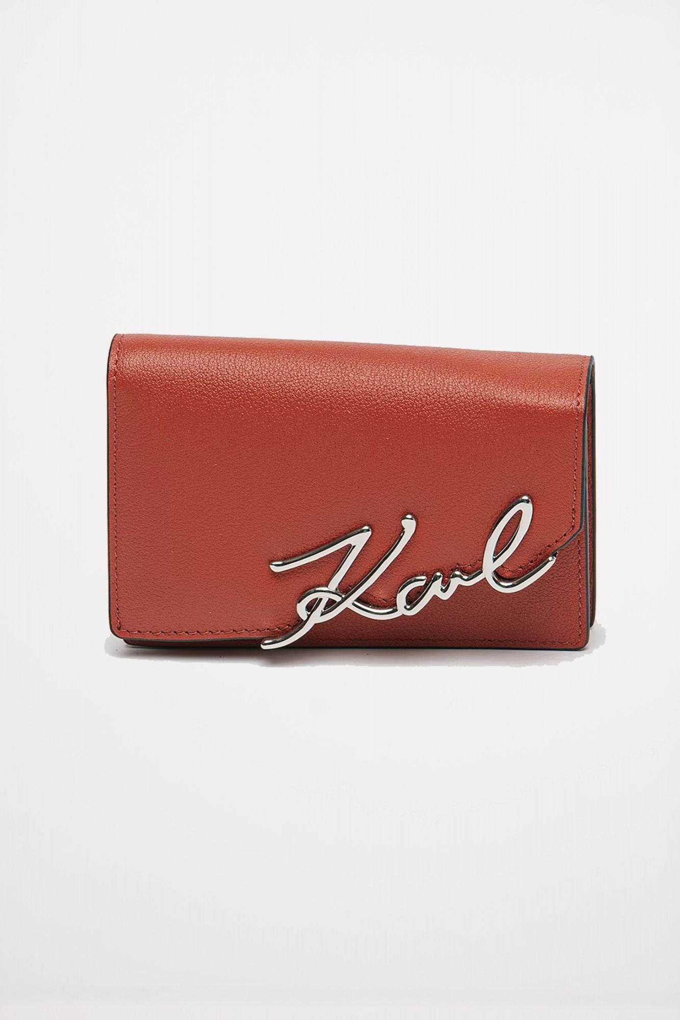 KARL LAGERFELD K SIGNATURE SM WALLET en color ROJO (1)