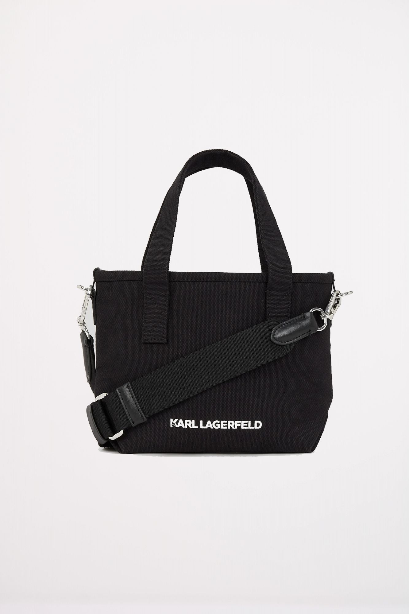 KARL LAGERFELD IKON RHINESTONE SM SHOPPER en color NEGRO (2)