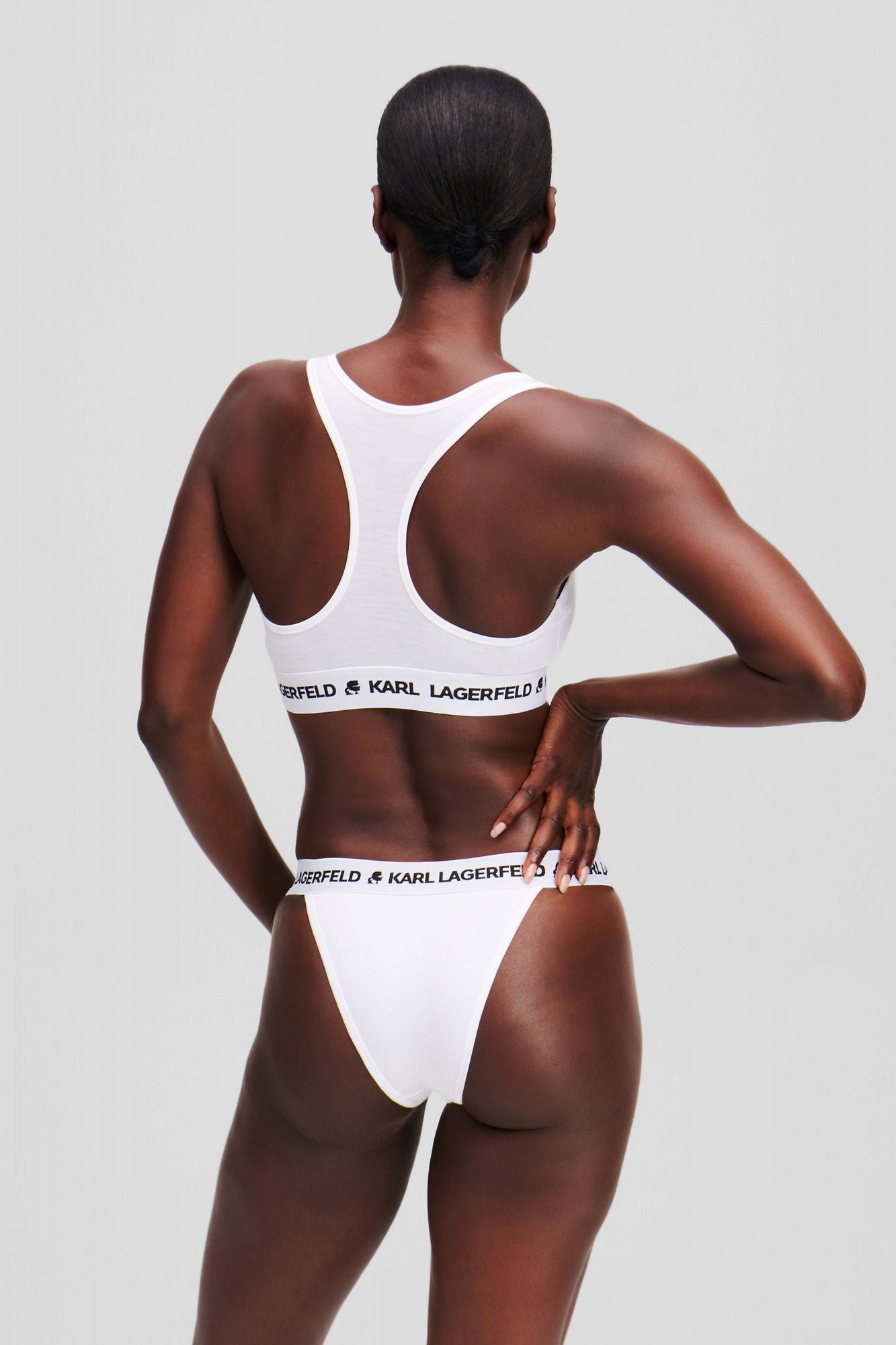 KARL LAGERFELD LOGO BRAZILIAN 3P en color BLANCO (3)