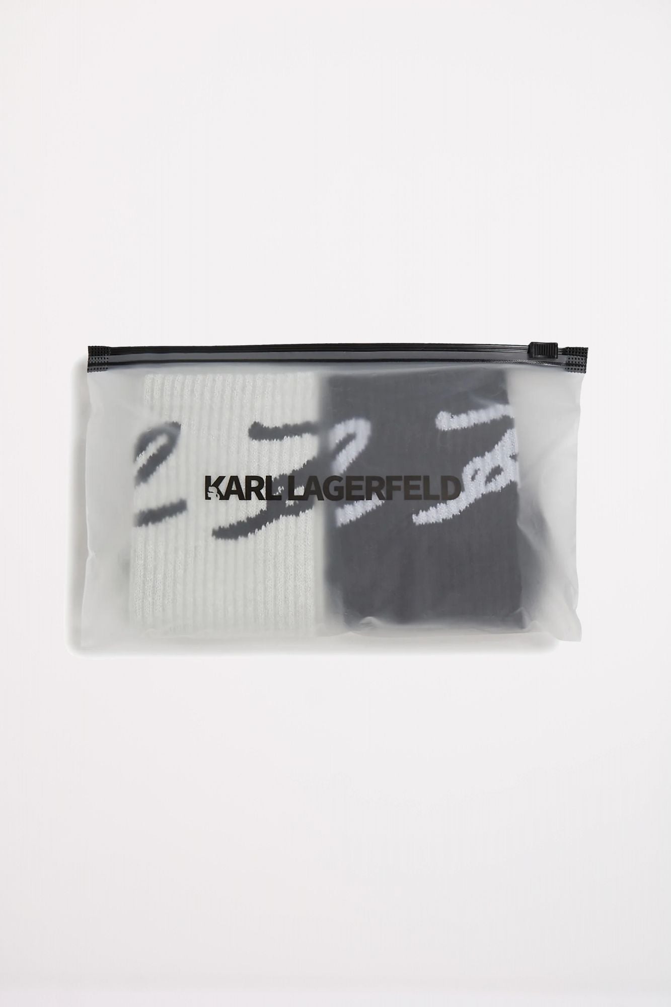 KARL LAGERFELD SIGNATURE LUREX SOCKS 2P en color MULTICOLOR (4)