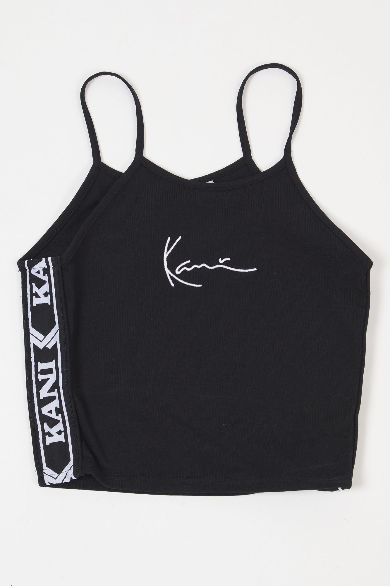 KARL KANI SIGNATUTE TAPE TOP en color NEGRO (2)