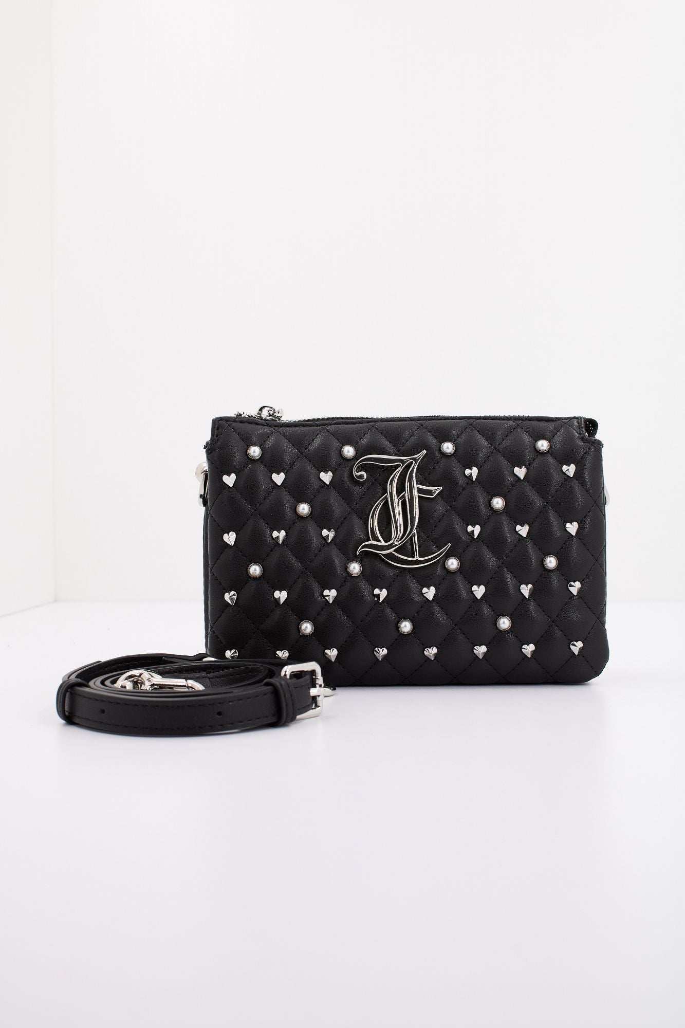 JUICY COUTURE ALYSSA PEARLS CROSS en color NEGRO (1)
