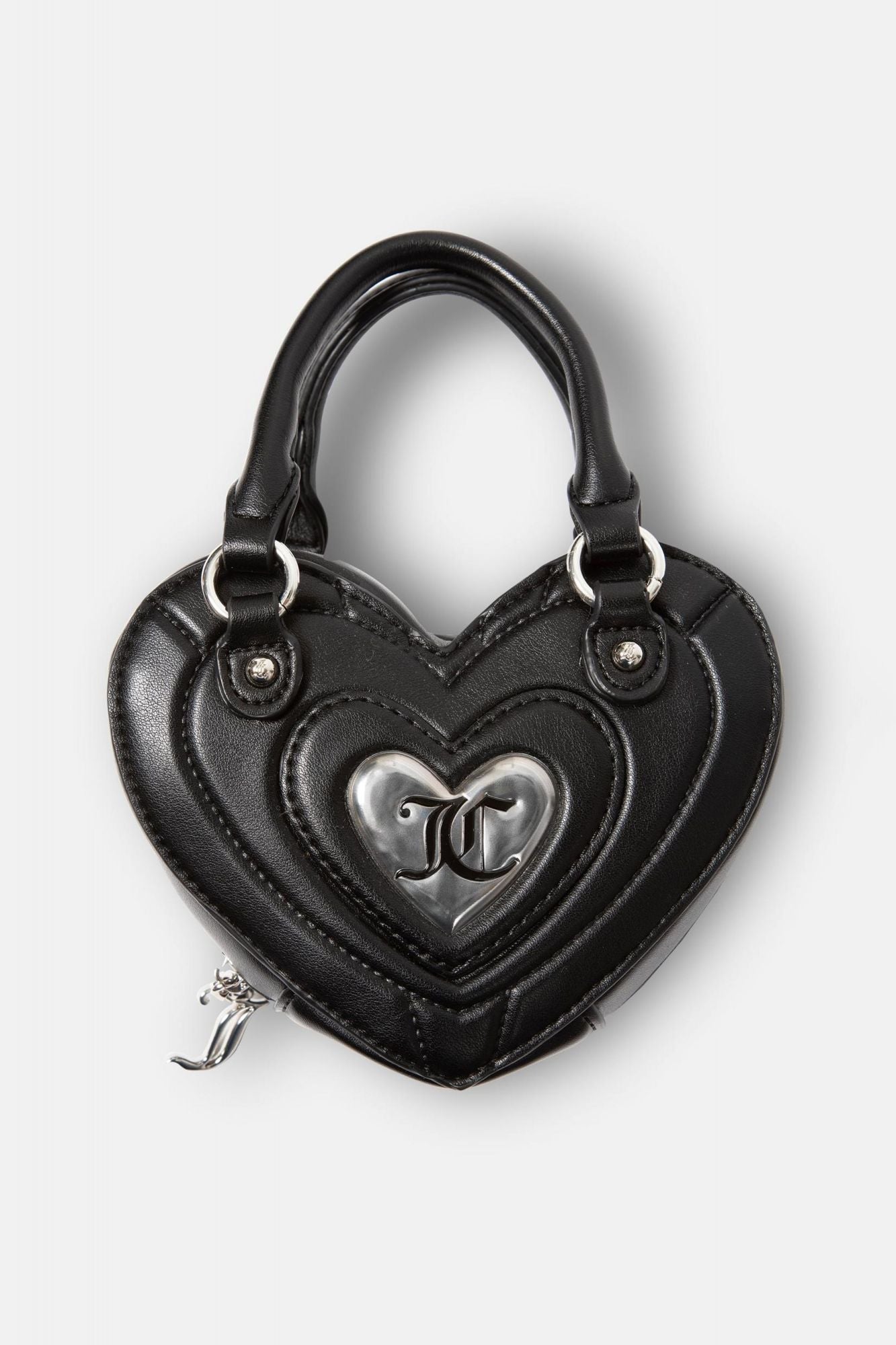 JUICY COUTURE EMILY HEART BAG en color NEGRO (1)