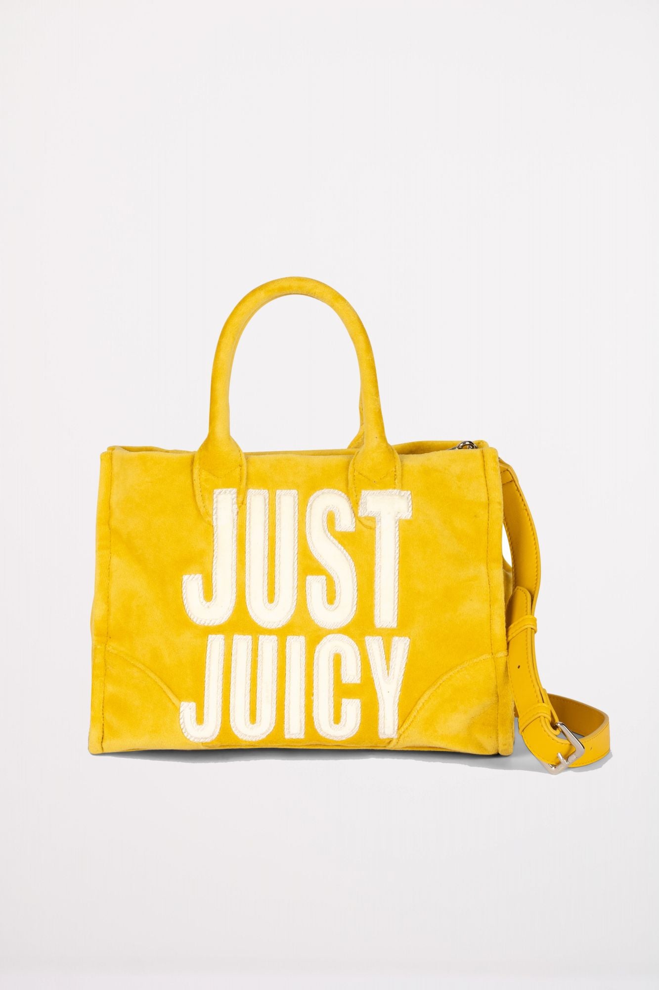 JUICY COUTURE IRIS PATCH VELVET M en color AMARILLO (1)