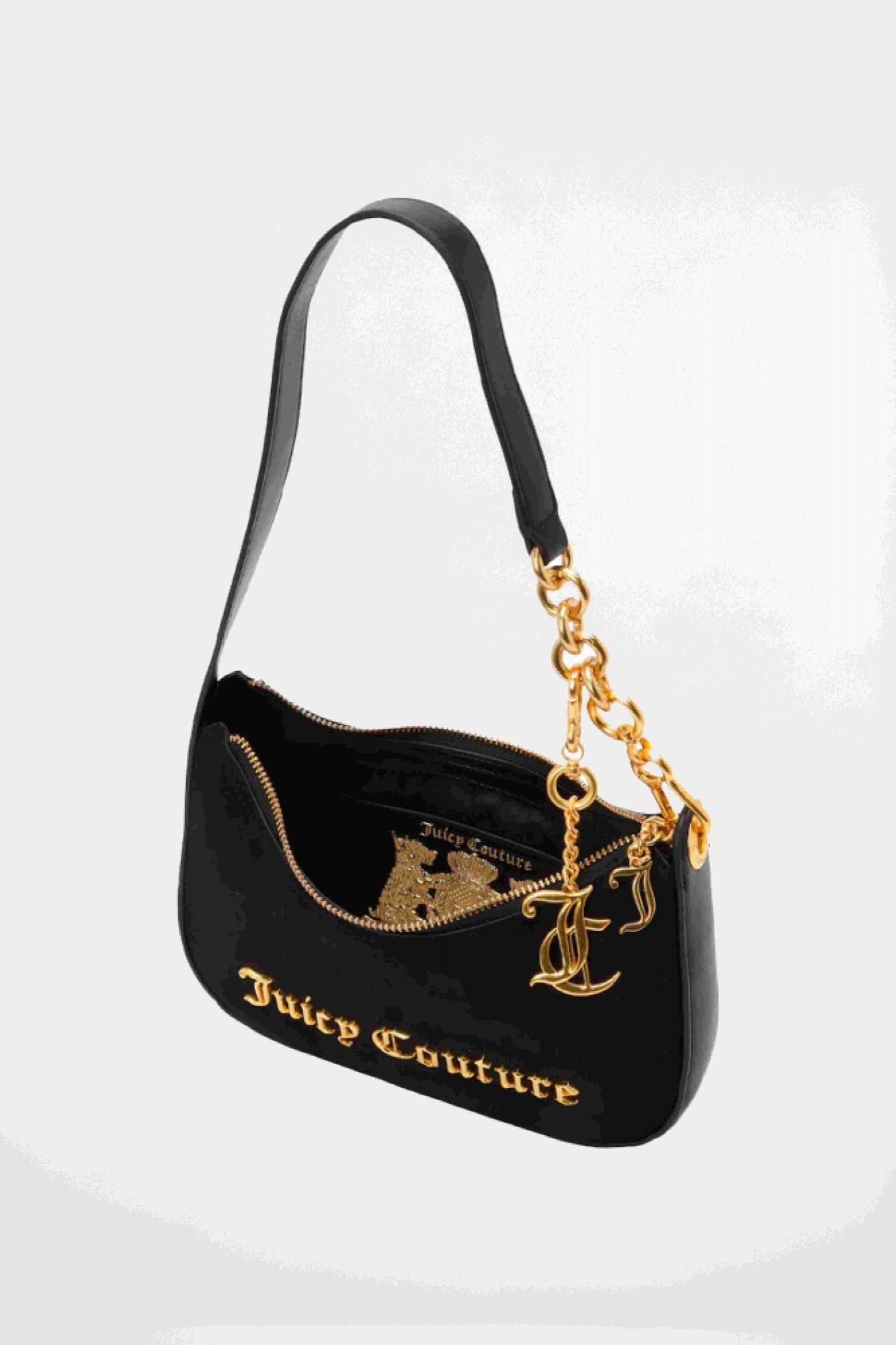 JUICY COUTURE JASMINE RUSTY S. HOBO BAG en color NEGRO (3)