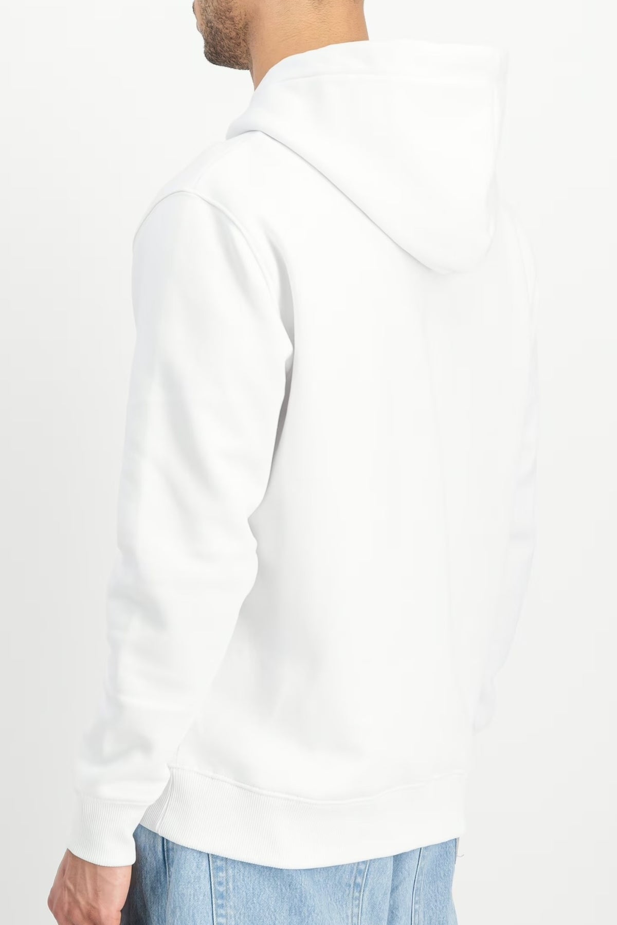 ALPHA INDUSTRIES THE BASIC HOODIE en color BLANCO (2)