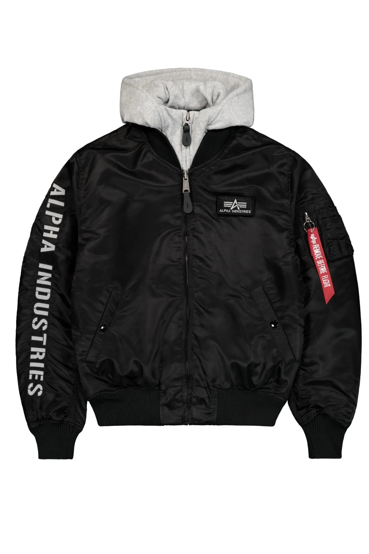 ALPHA INDUSTRIES MA-1 D-TEC SE BOMBER JACKET en color NEGRO (8)