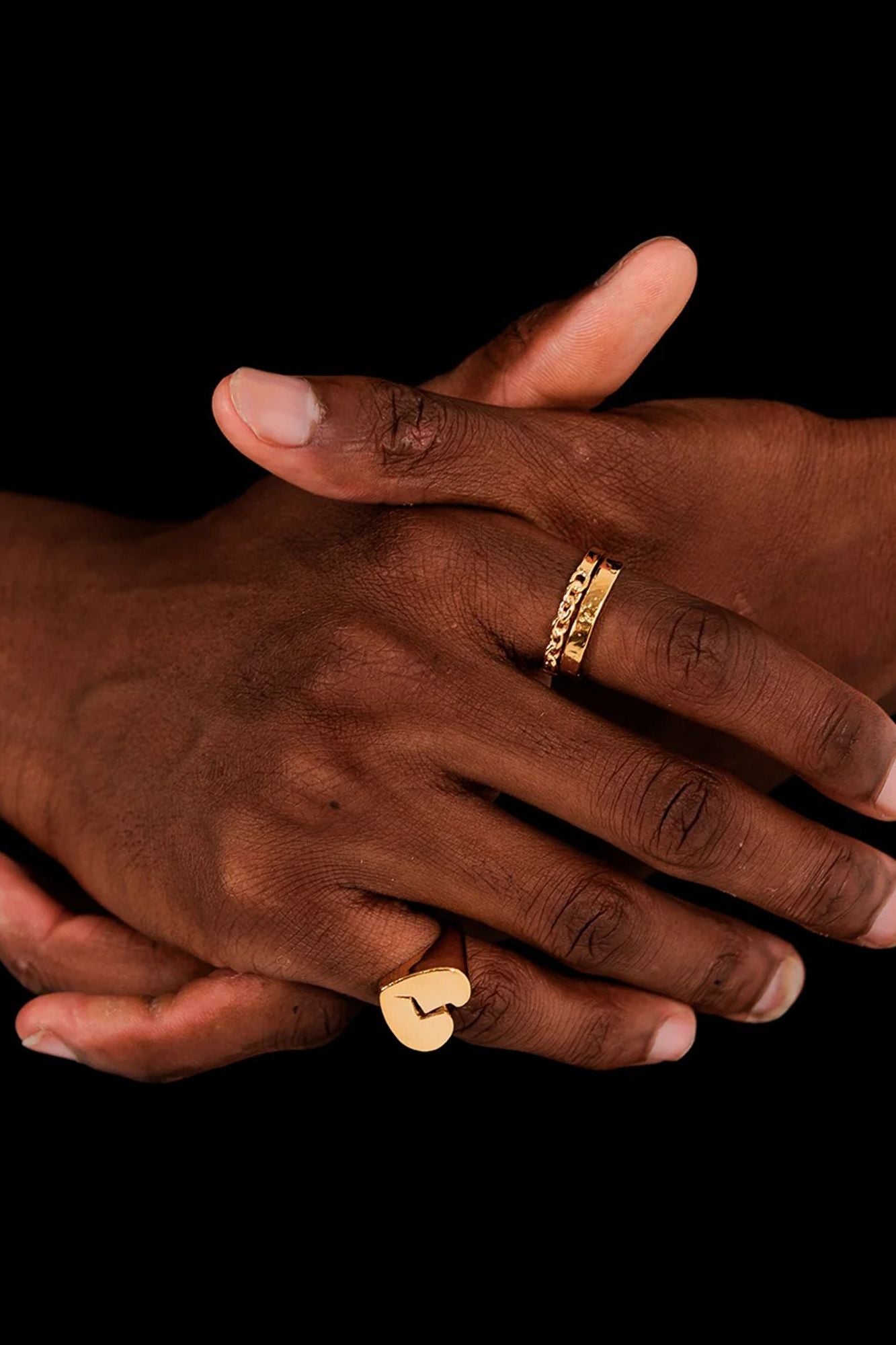 TWOJEYS BROKEN HEART RING en color ORO (3)