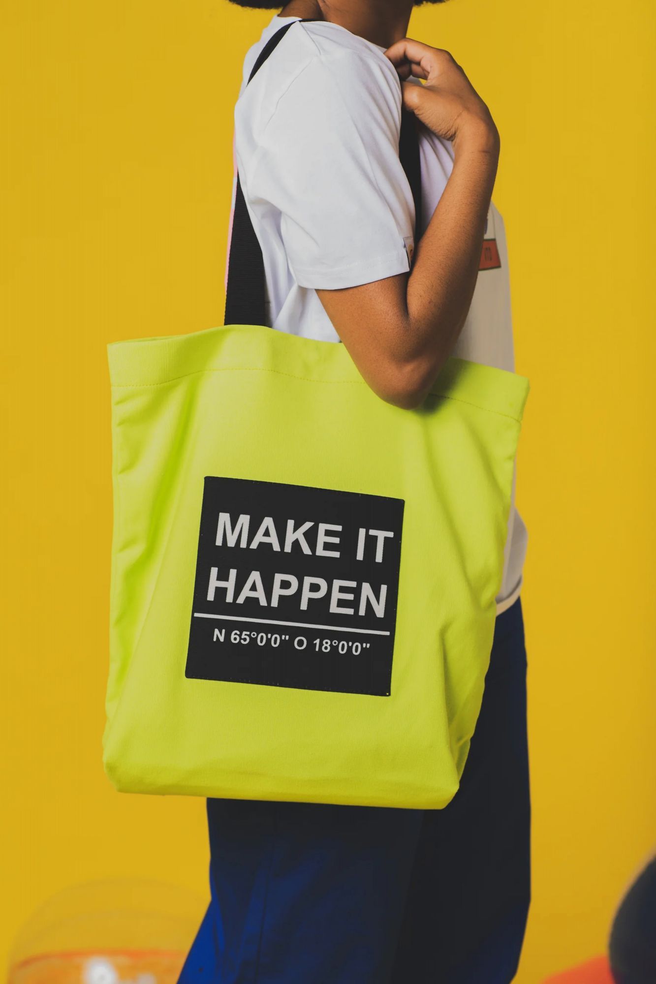VERB TO DO BOLSO MAKET IT HAPPEN en color VERDE (3)