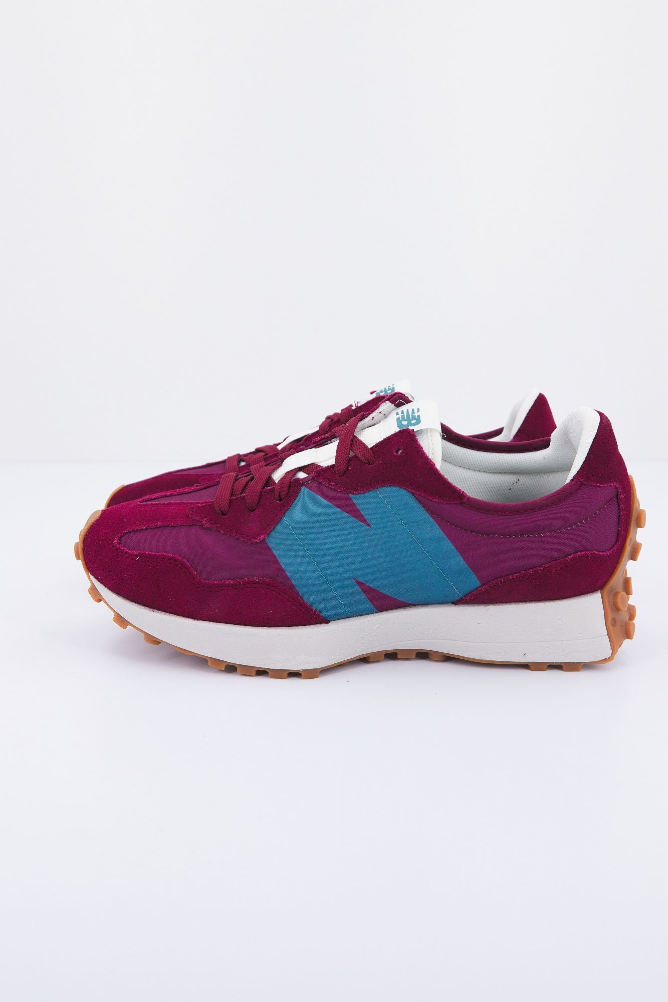 NEW BALANCE MS327 HE1 en color BURDEOS (1)