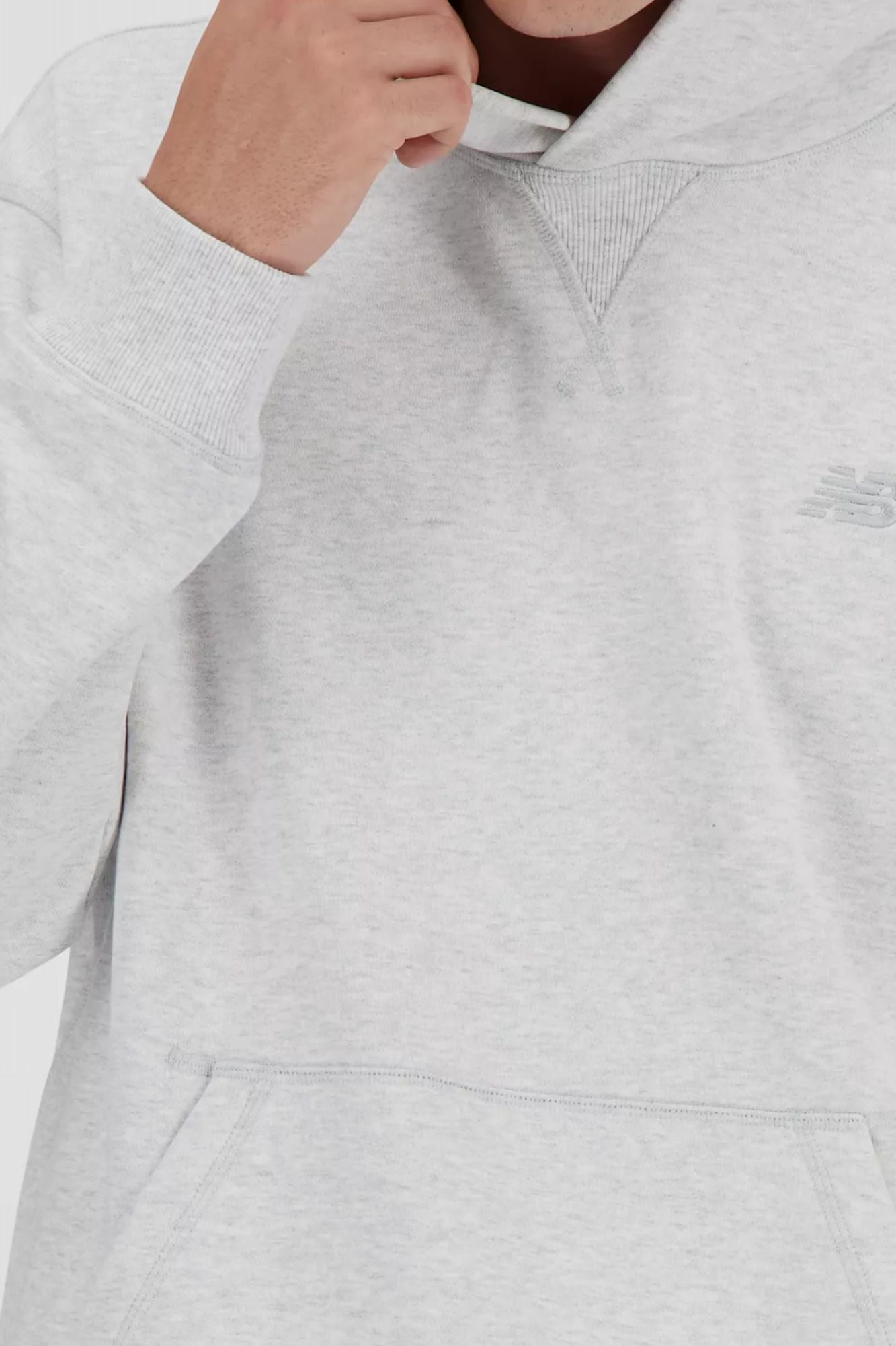 NEW BALANCE ATHLETICS FRENCH TERRY HOOD en color GRIS (4)