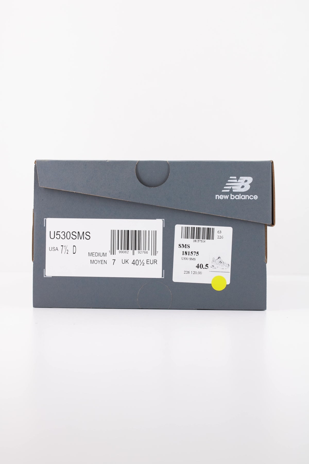 NEW BALANCE U530 SMS DEPORTIVO en color PLATA (6)