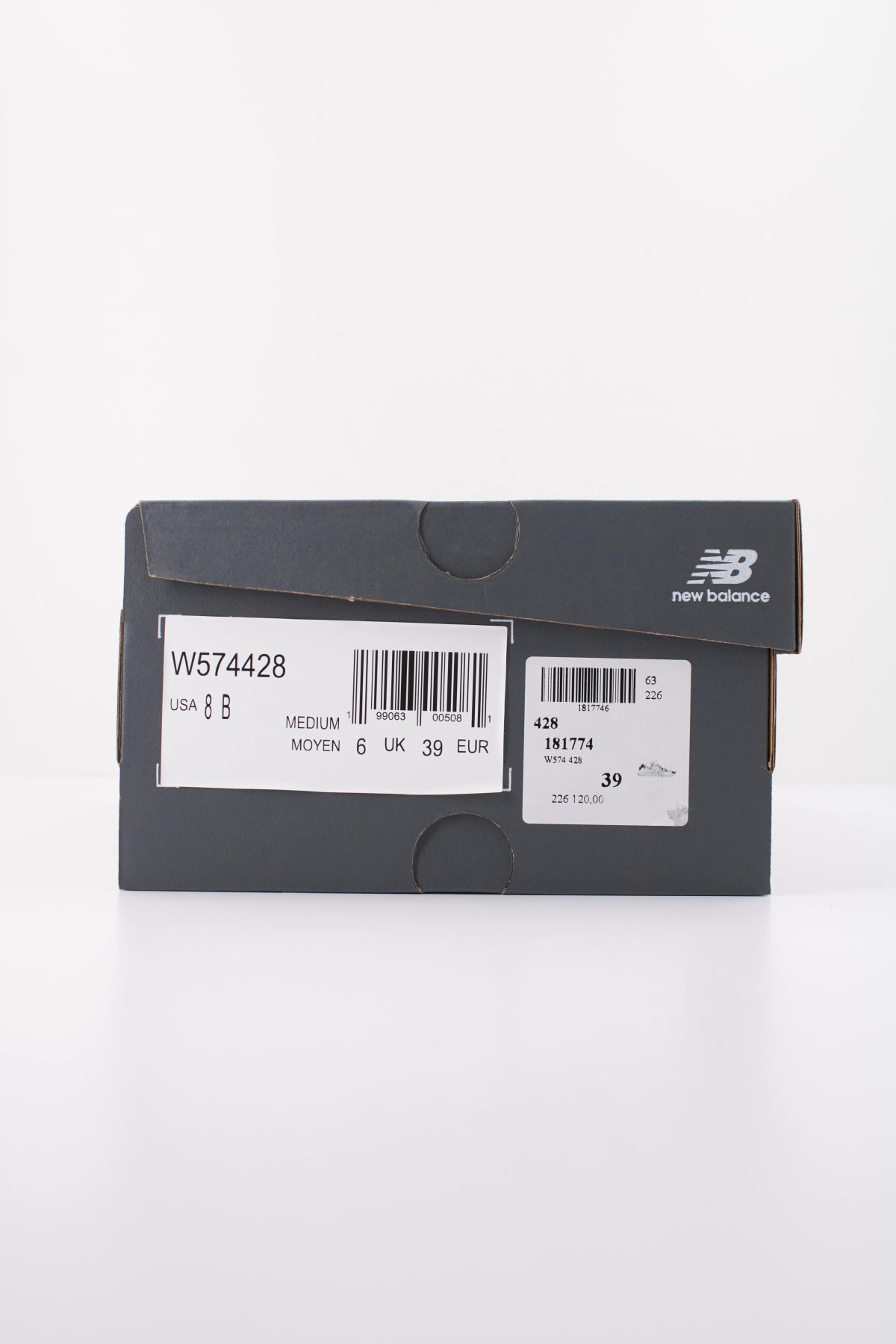 NEW BALANCE W574 428 DEPORTIVO en color PLATA (6)