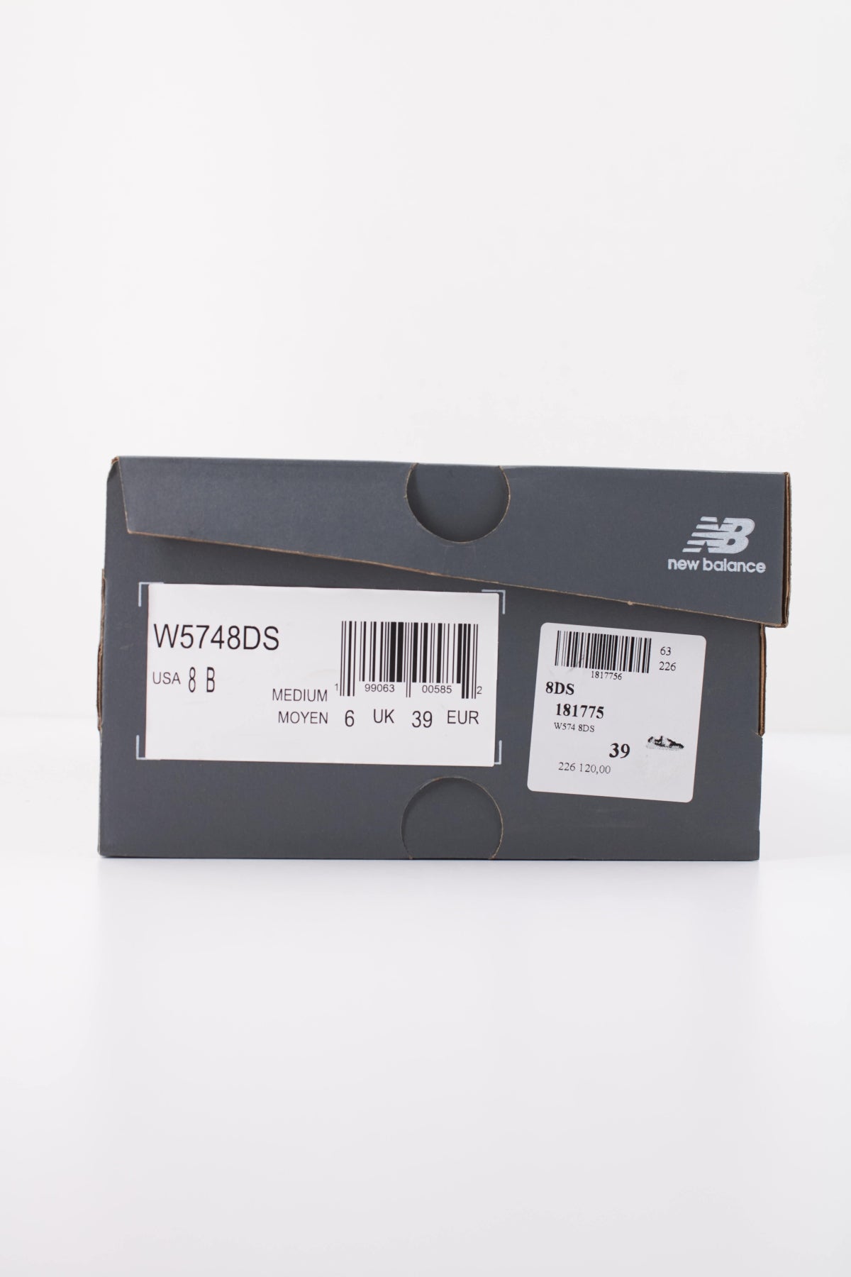 NEW BALANCE W574 8DS DEPORTIVO en color PLATA (6)