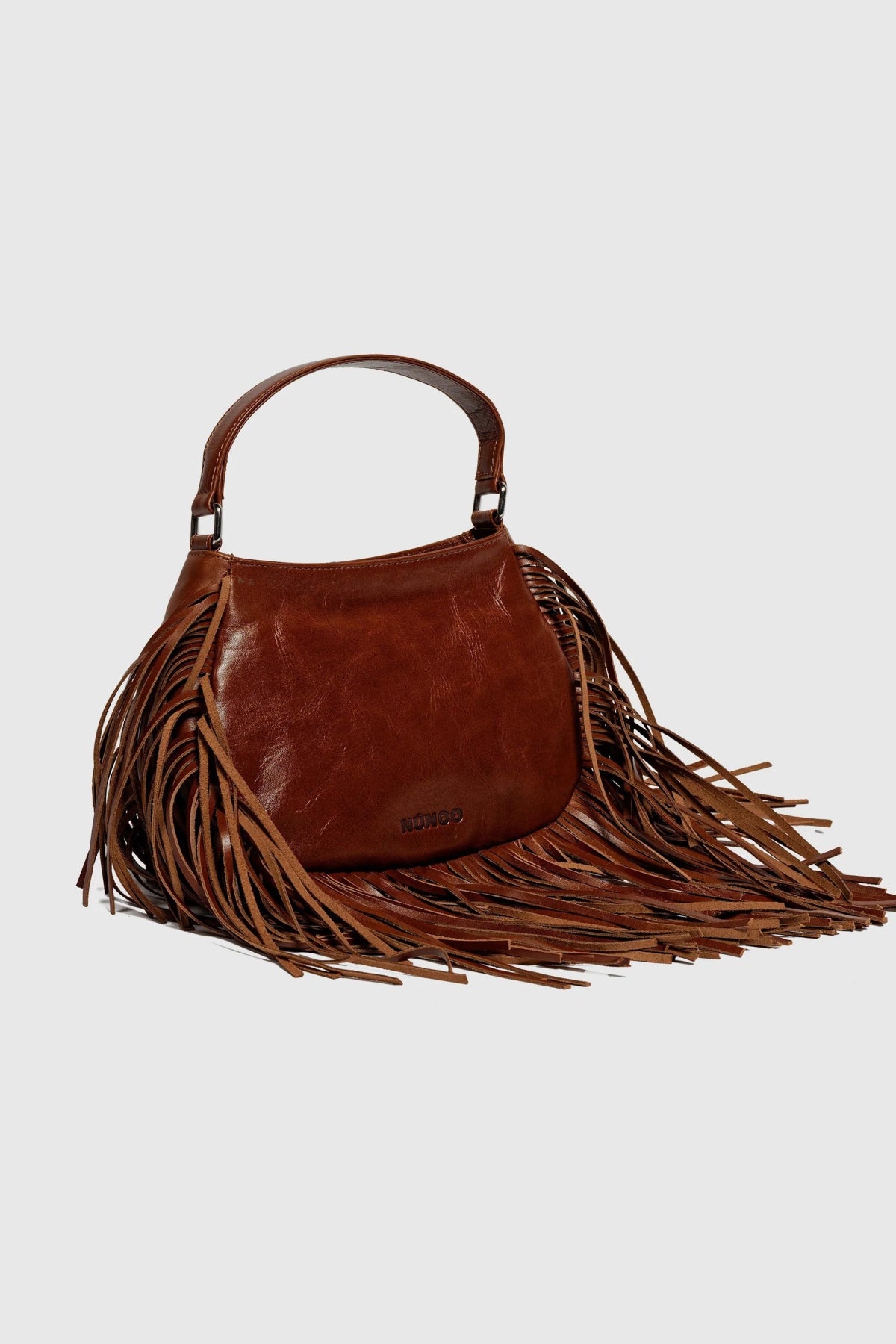NUNOO BETTY FRINGE RIVER en color MARRON (3)