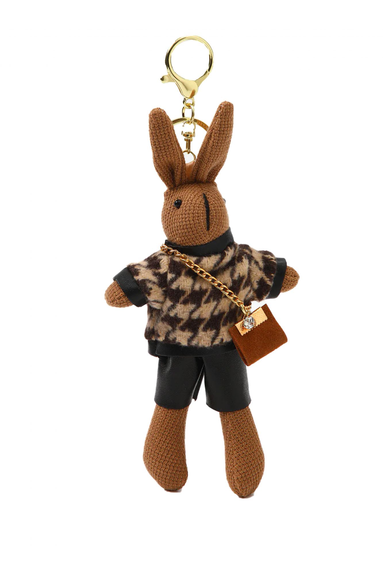 STICKY BESTIE TEDDY BAG CHARM en color MARRON (1)