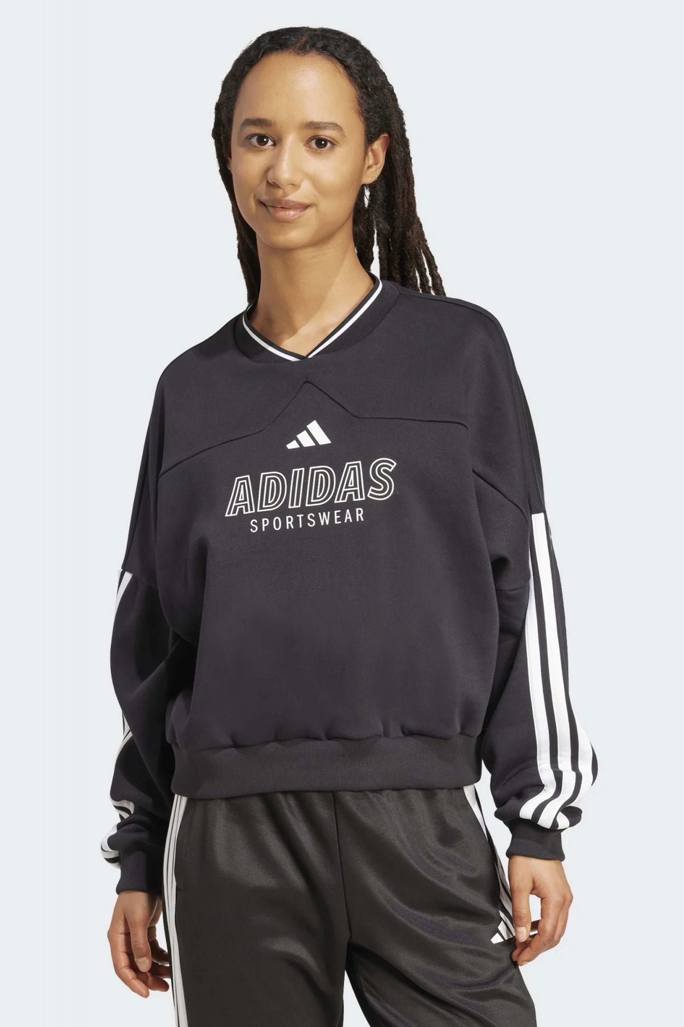 ADIDAS W TIRO FL SWT en color NEGRO (1)