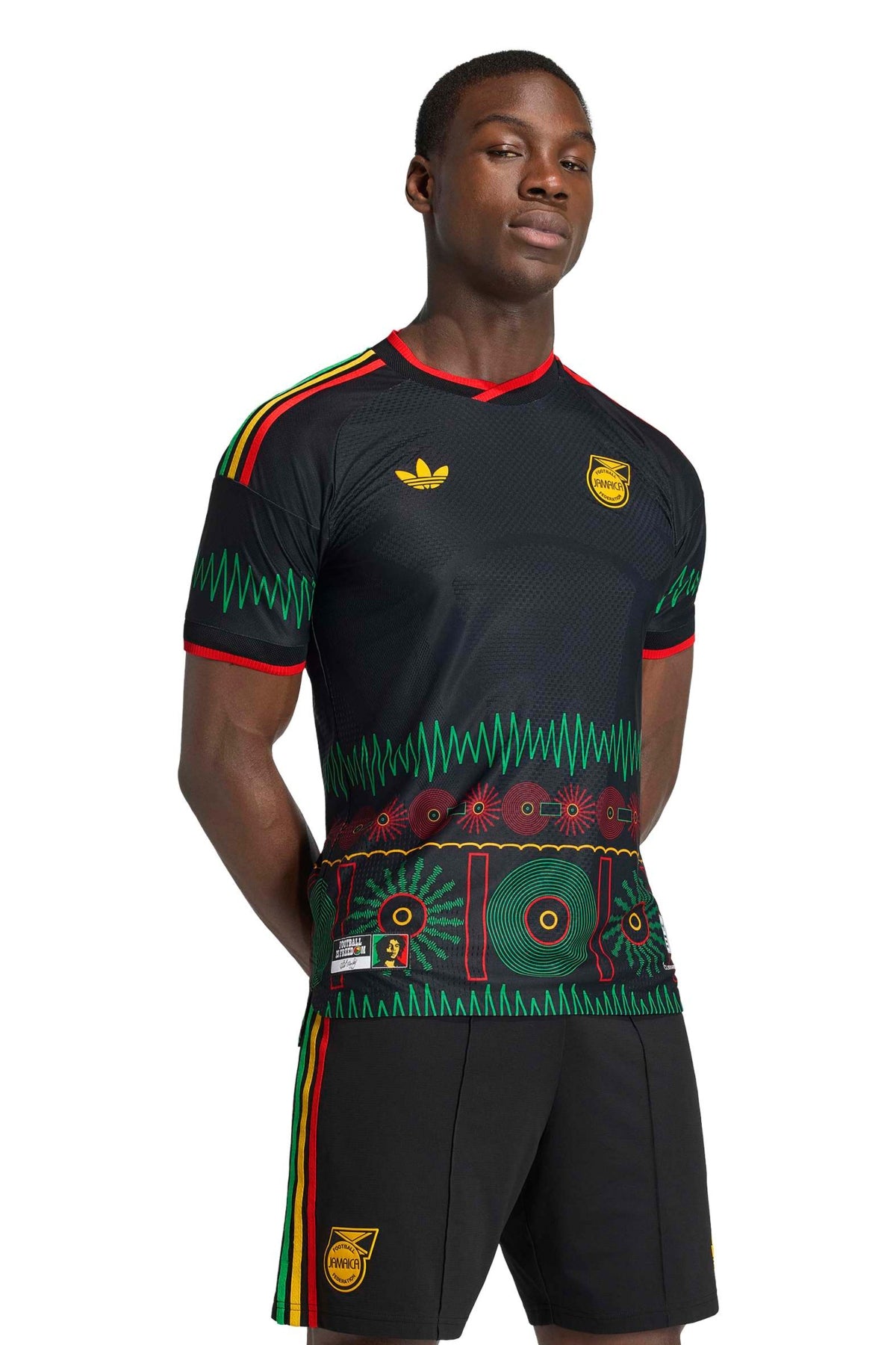 ADIDAS Camiseta Jamaica 26 en color NEGRO (3)