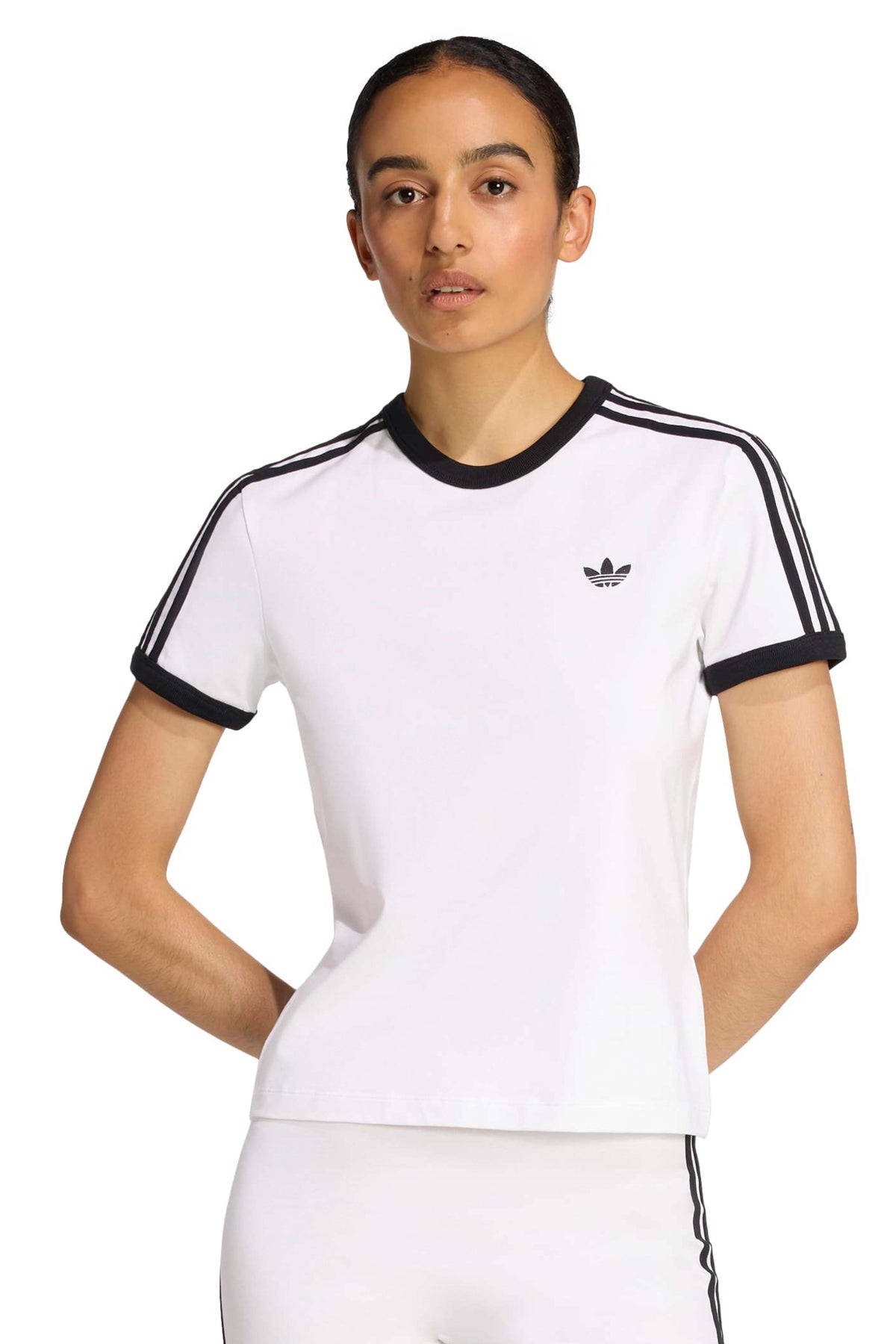 ADIDAS ORIGINALS 3S TEE SLIM en color BLANCO (1)