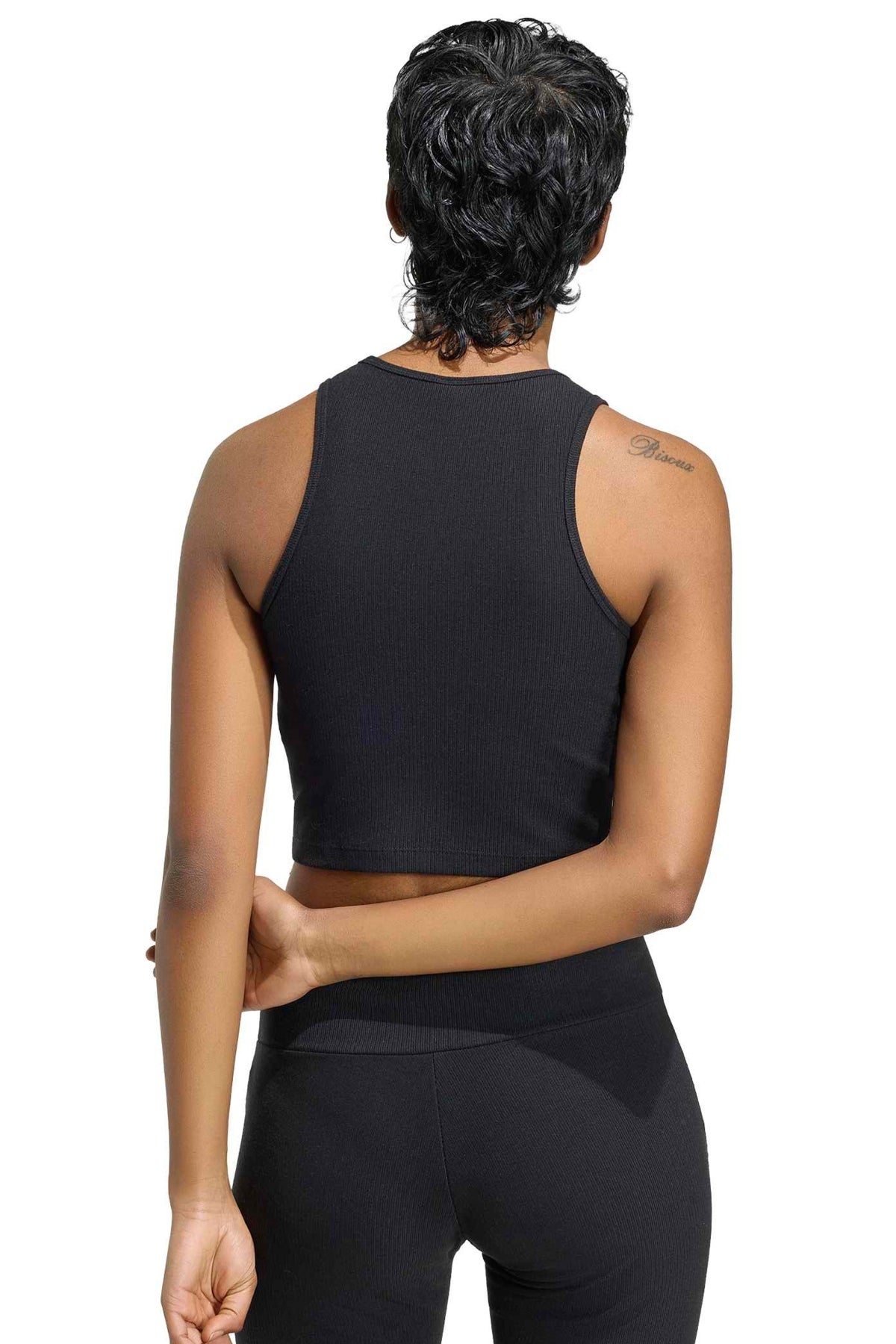 ADIDAS ORIGINALS ESS RIB TANK en color NEGRO (2)