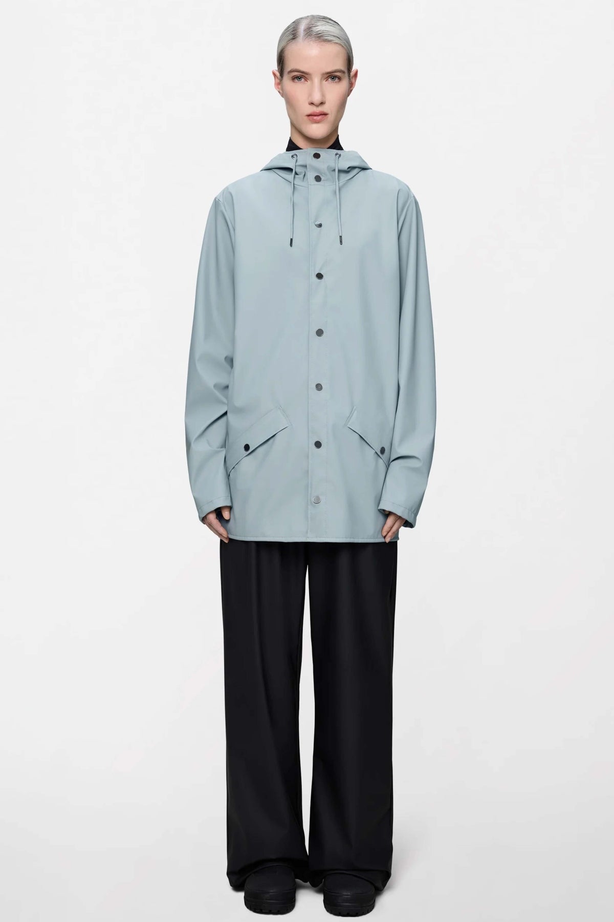 RAINS JACKET W3 en color GRIS (1)