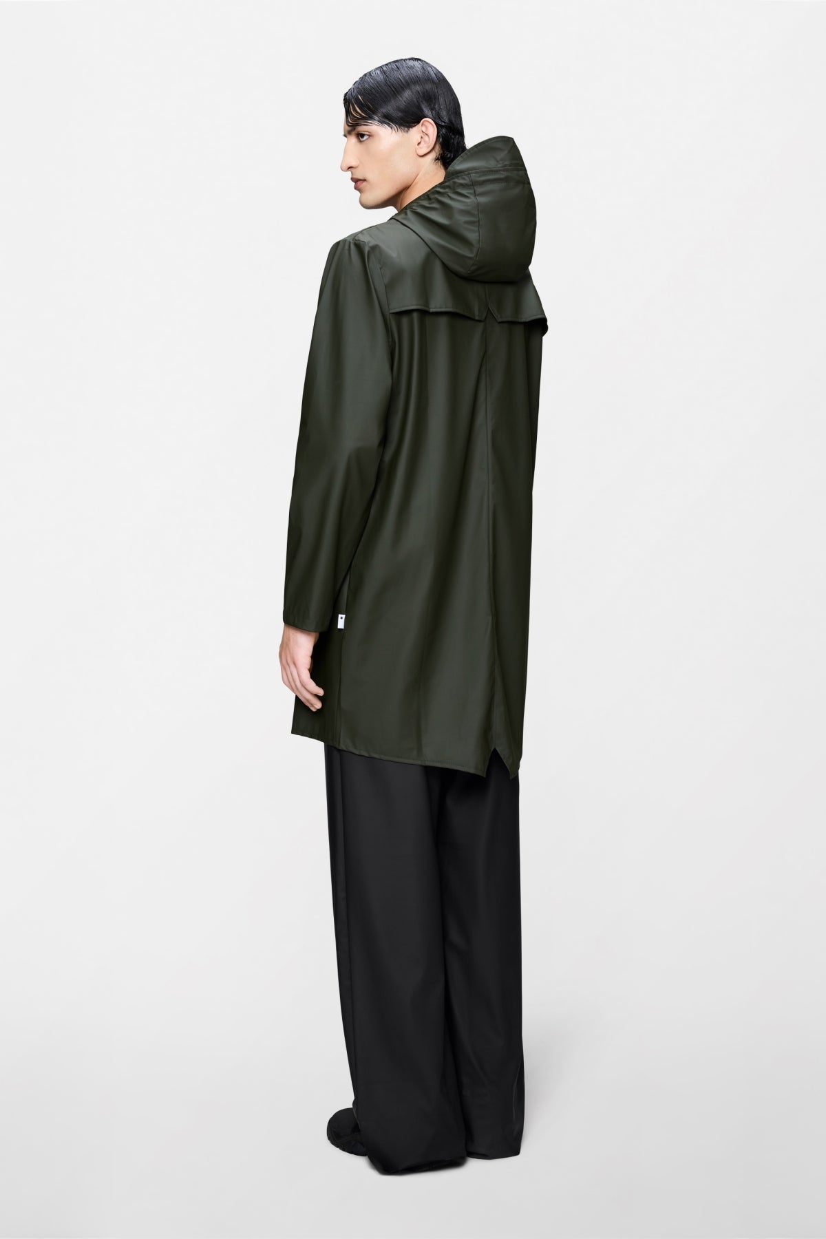 RAINS LONG JACKET W3 en color AZUL (2)