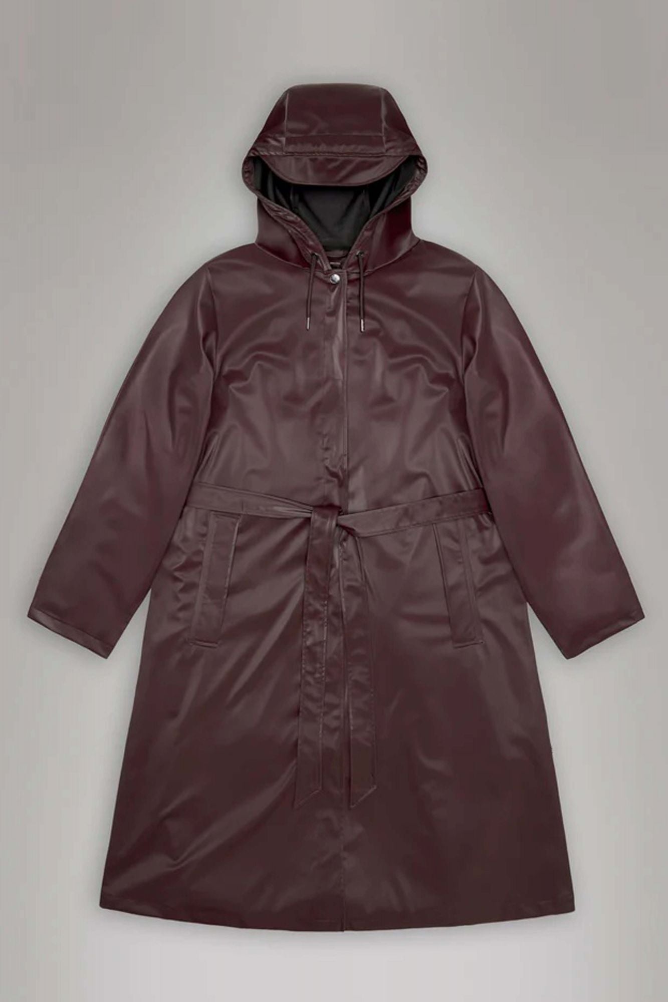 RAINS A LINE LONGER W JACKET W3 en color BURDEOS (2)
