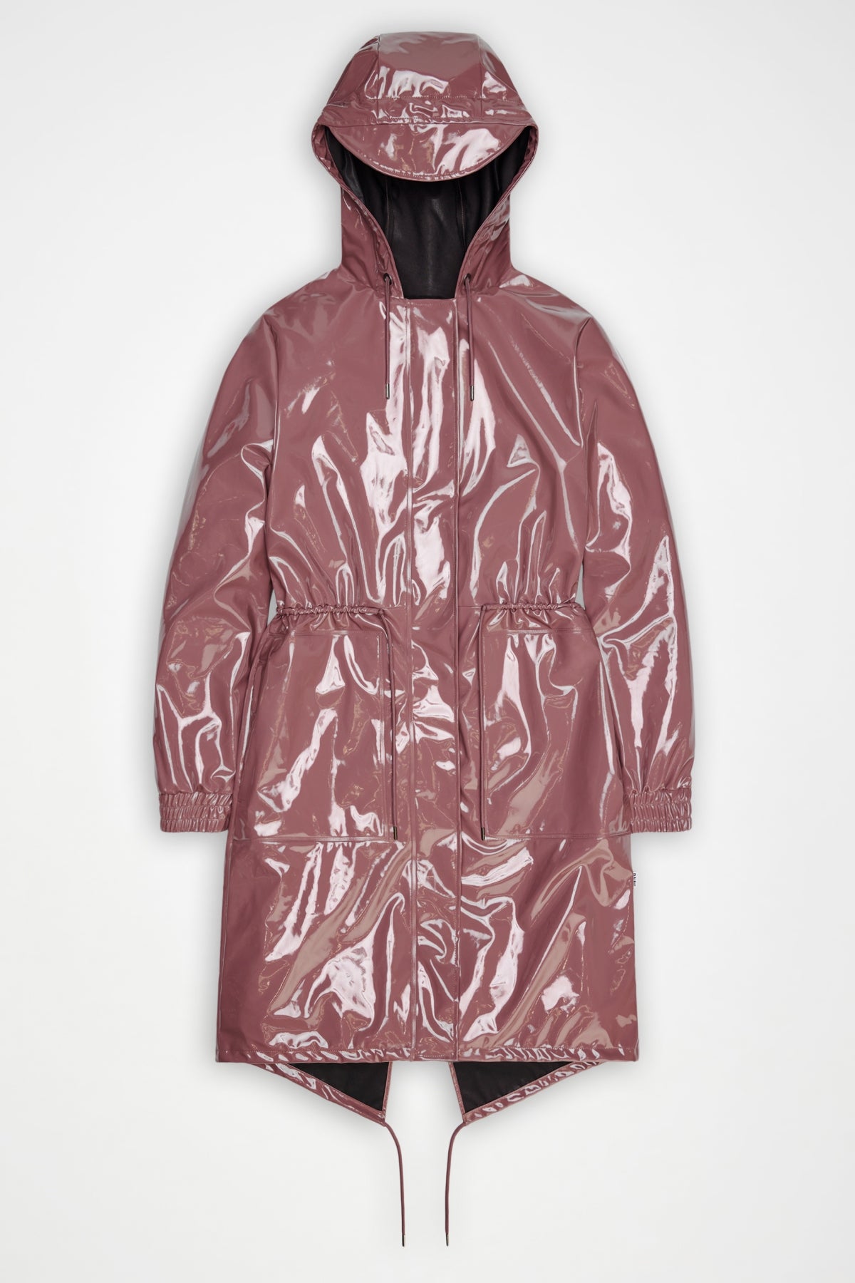 RAINS STRING W PARKA W3 en color ROSA (2)